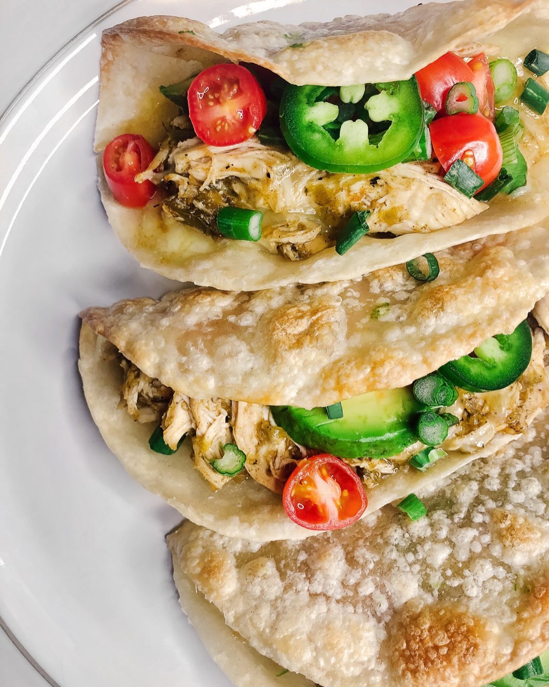 Instant Pot Salsa Verde Chicken Tacos