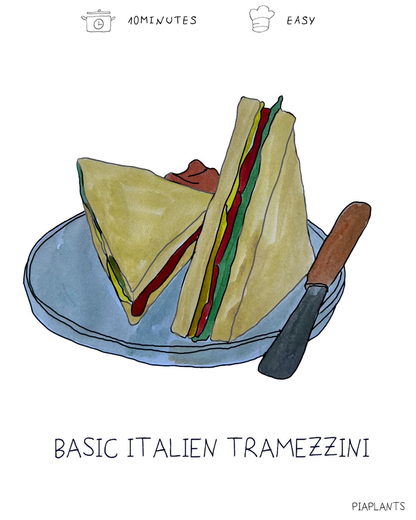 Easy Vegan Tramezzini Sandwich