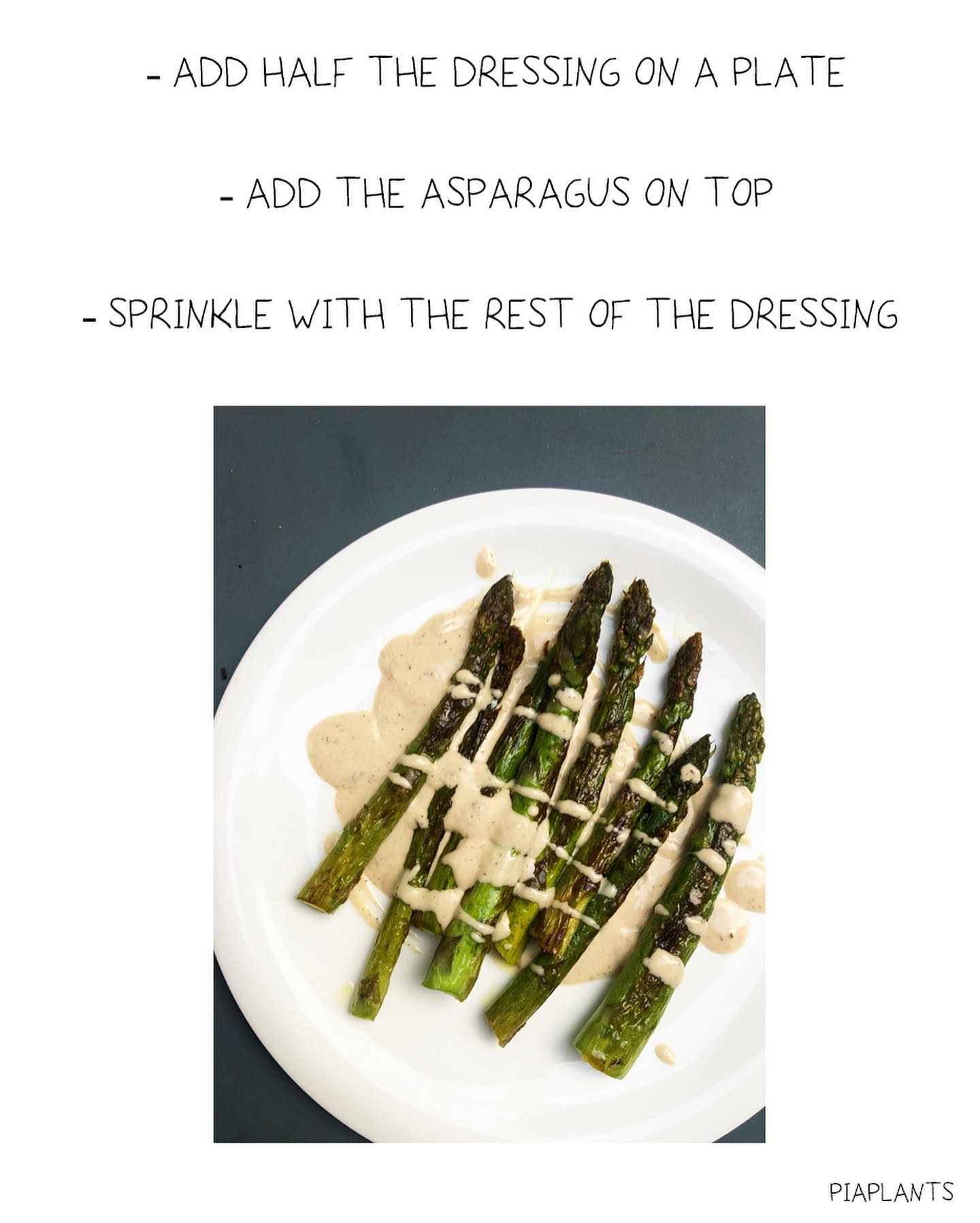Tahini Asparagus Salad