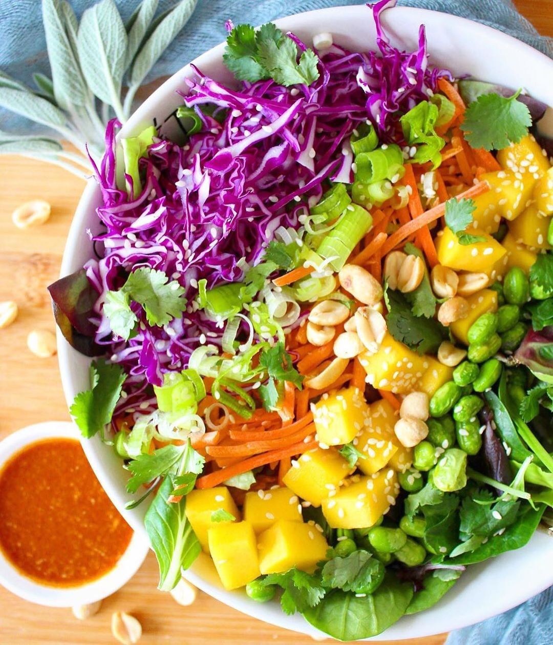 Vibrant Rainbow Goodness Vegetable Salad