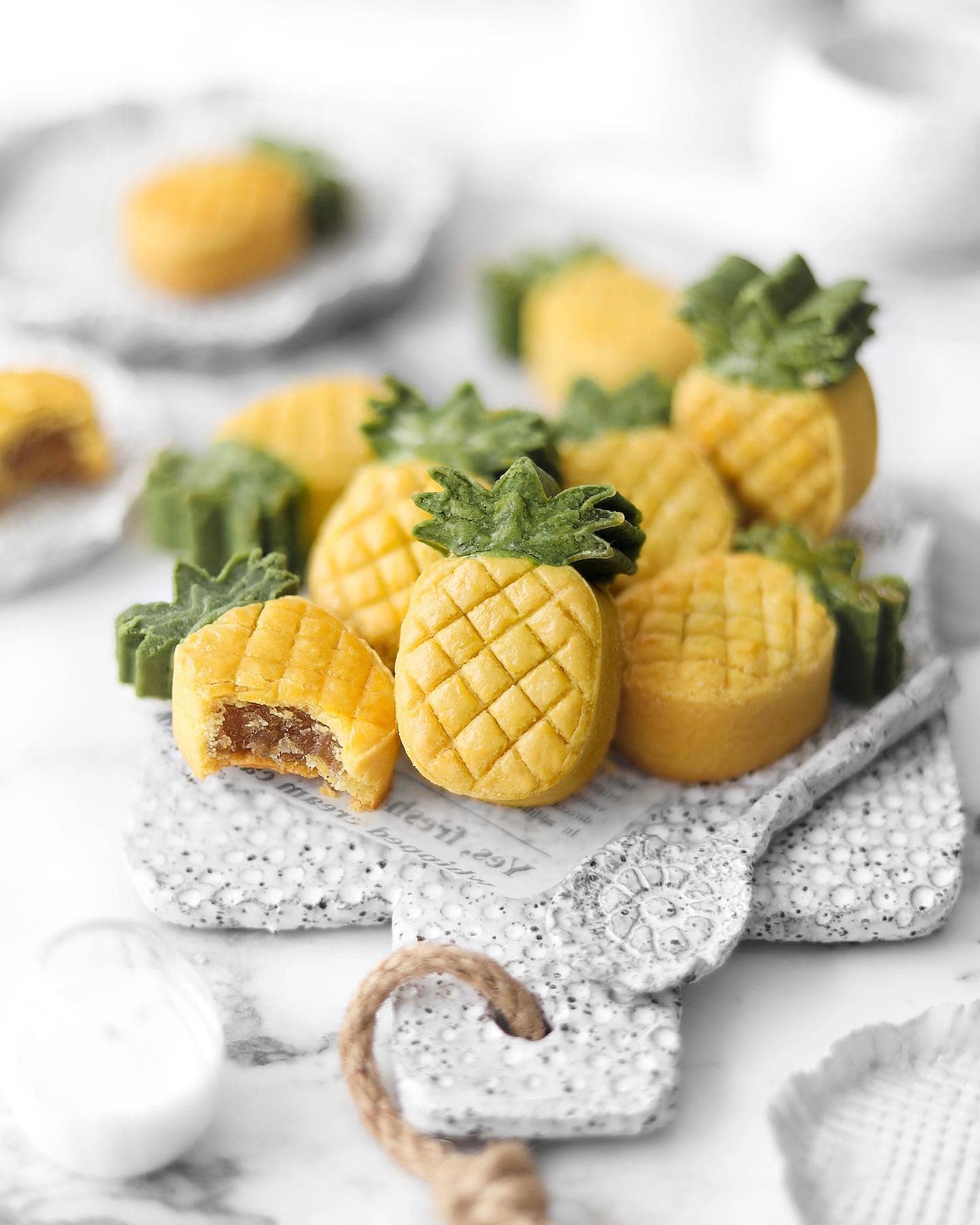 Vegan Pineapple Tarts for Chinese New Year