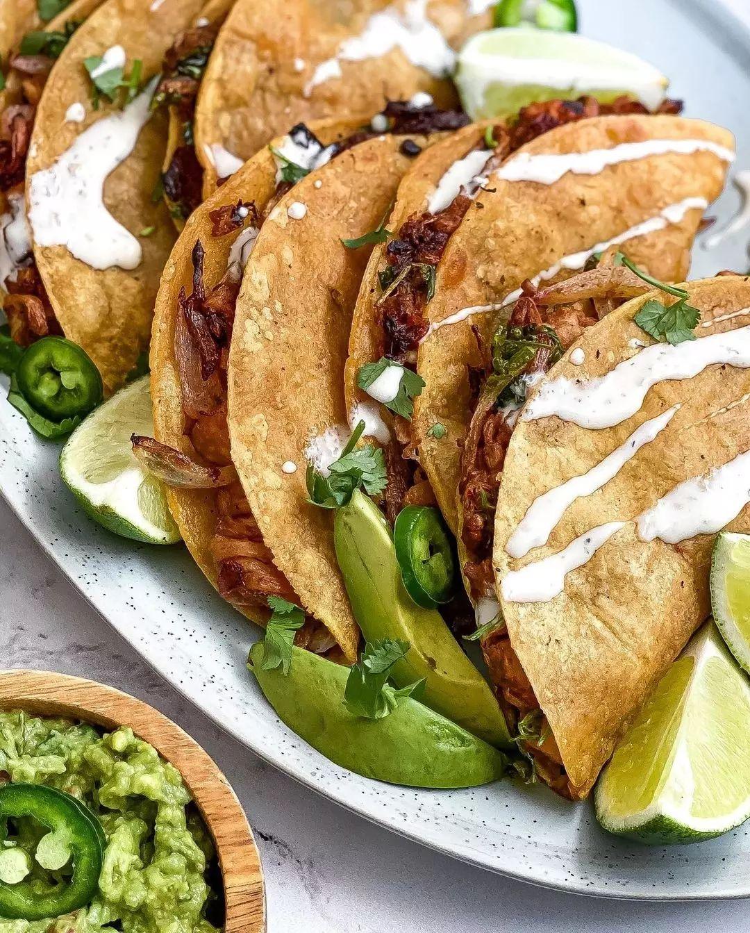 Crispy Jackfruit Tacos