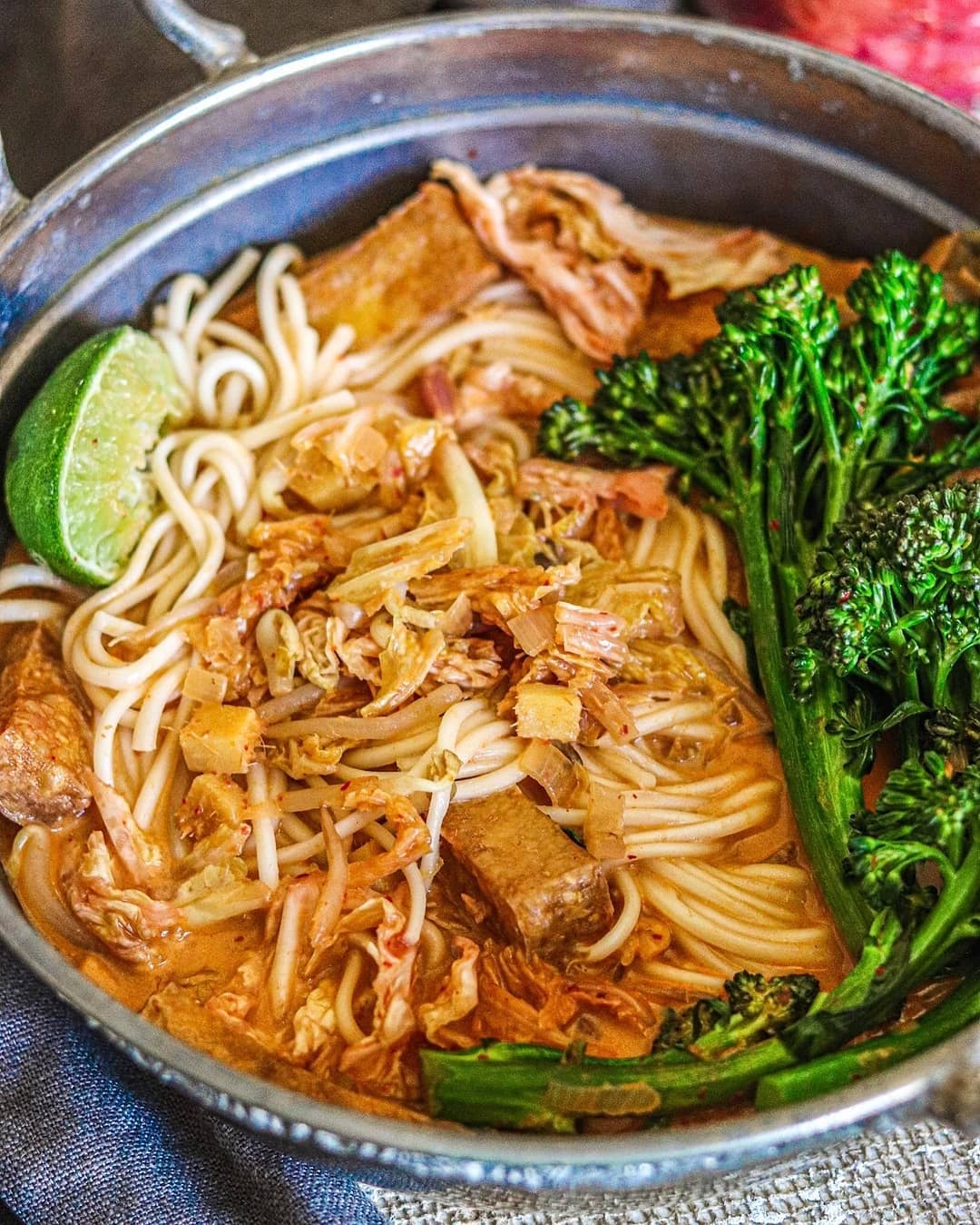 Vegan Kimchi Ramen Noodles
