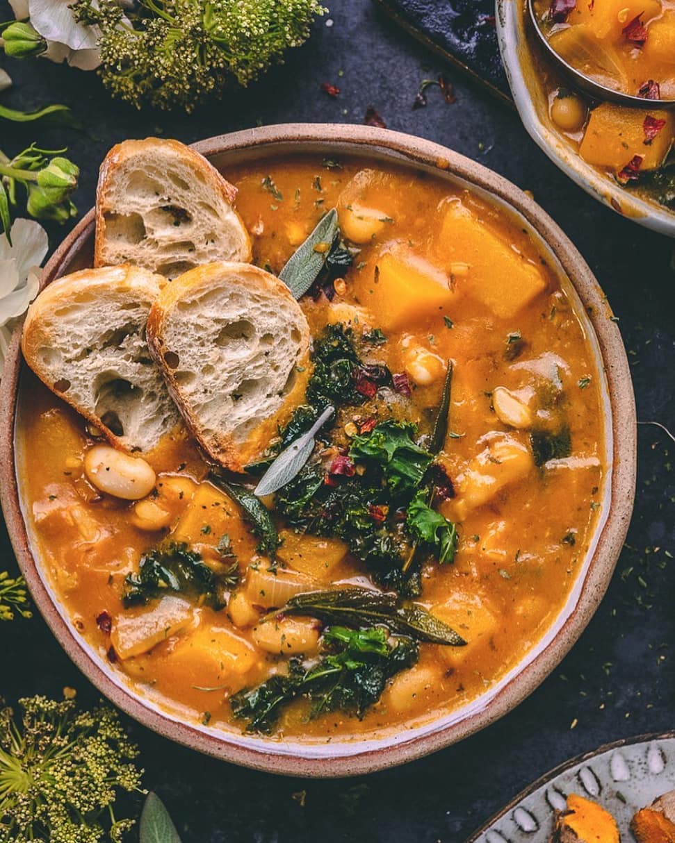 Curried Butternut Squash Soup