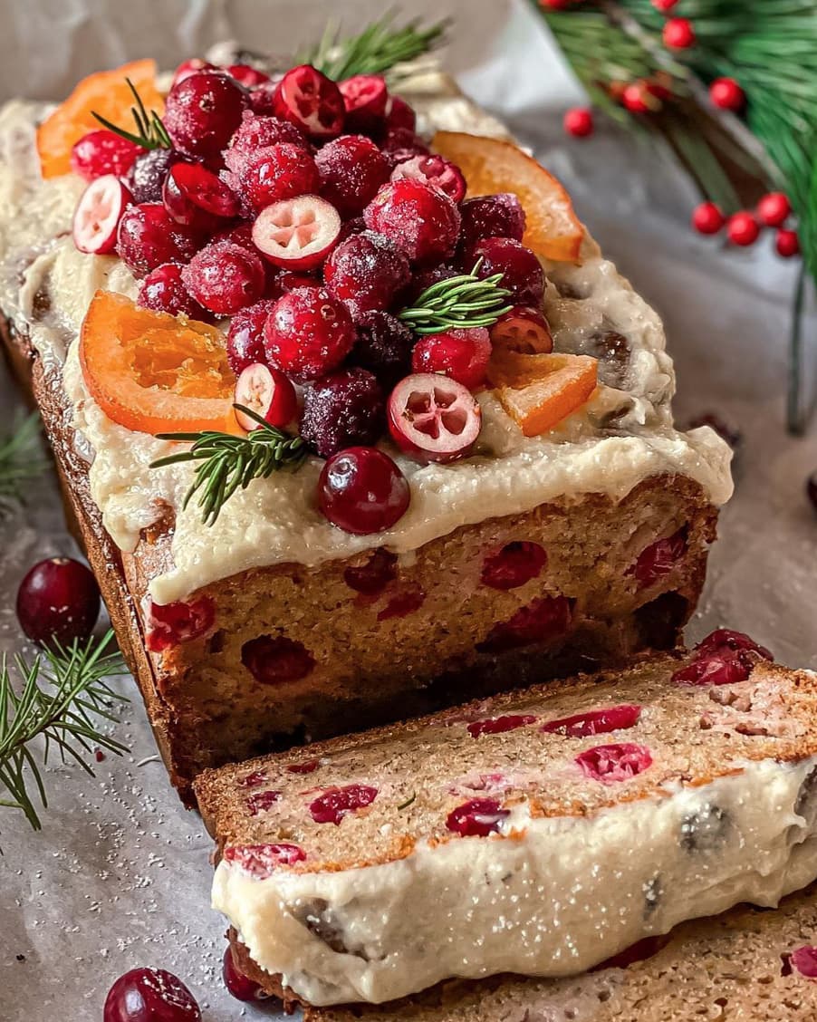 Cranberry Orange Banana Bread