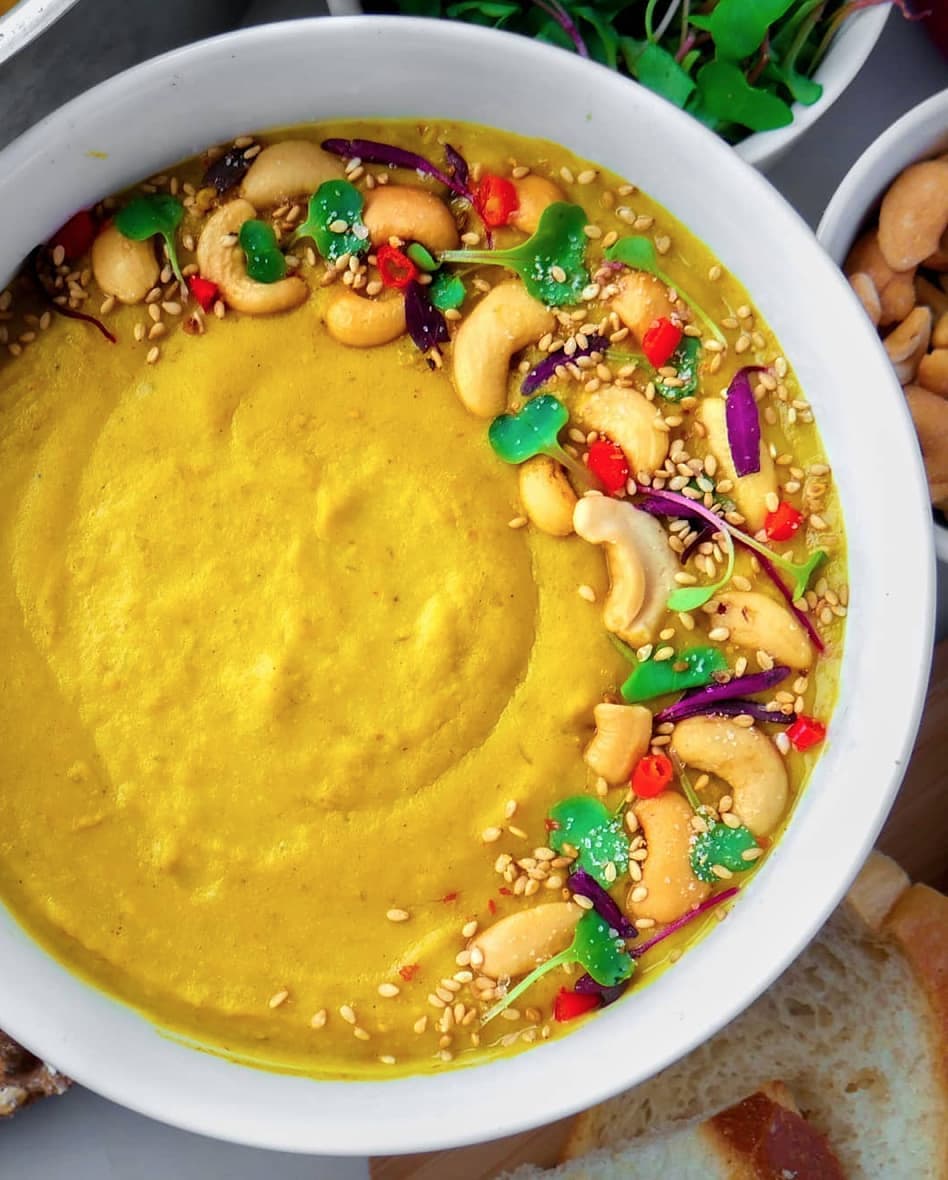 Curried Butternut Squash Soup