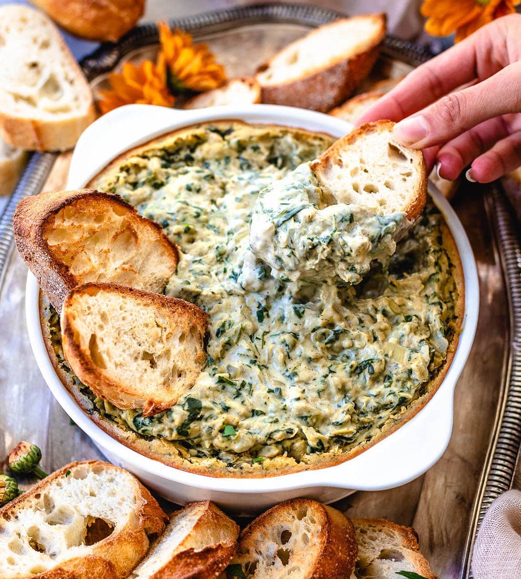 Vegan Spinach and Artichoke Dip