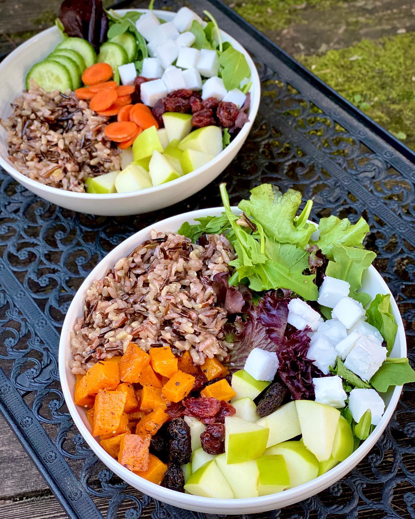 Harvest Bowl with Butternut Squash, Apple, and Wild Rice