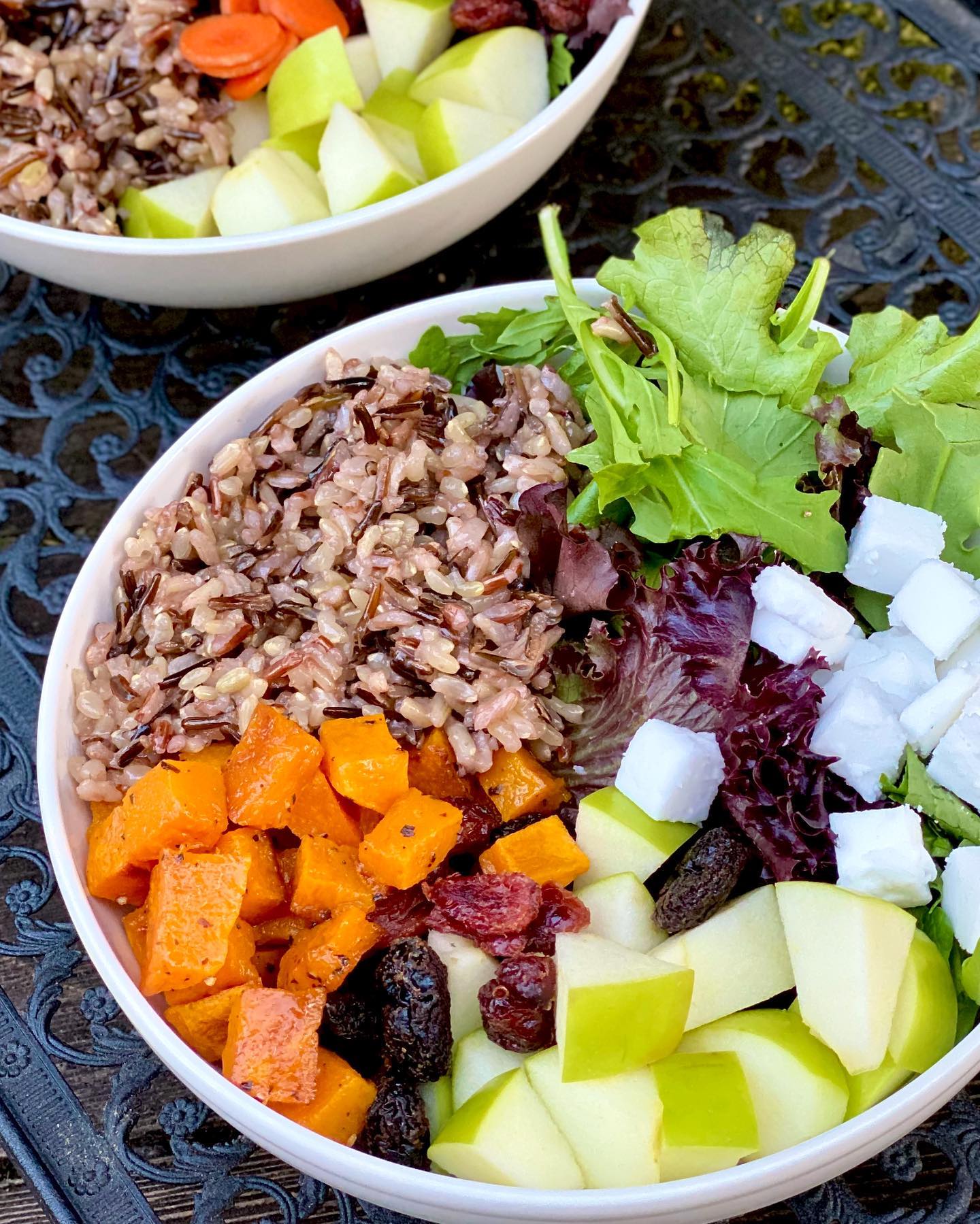 Harvest Bowl with Butternut Squash, Apple, and Wild Rice