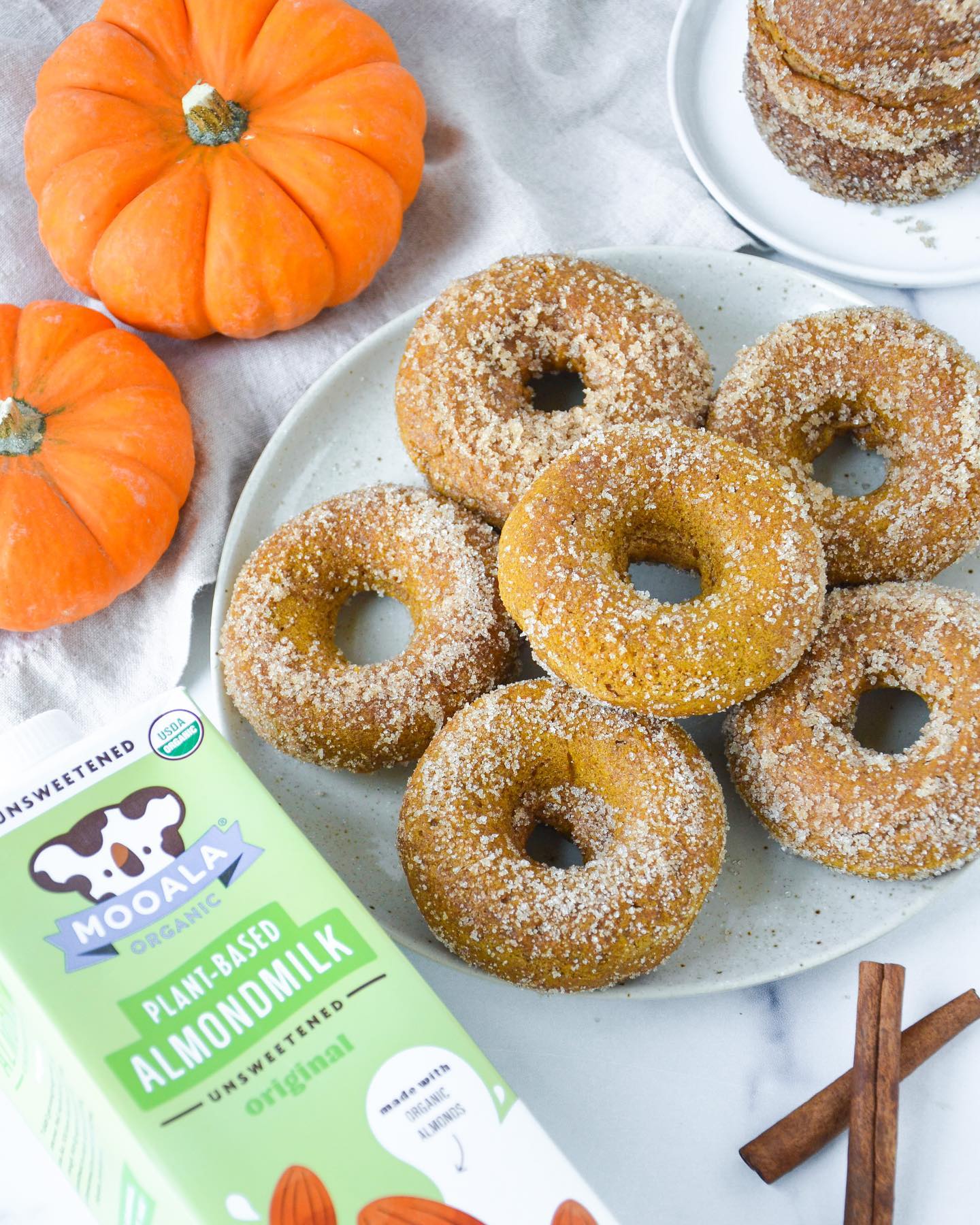 Irresistible Vegan Pumpkin Donuts