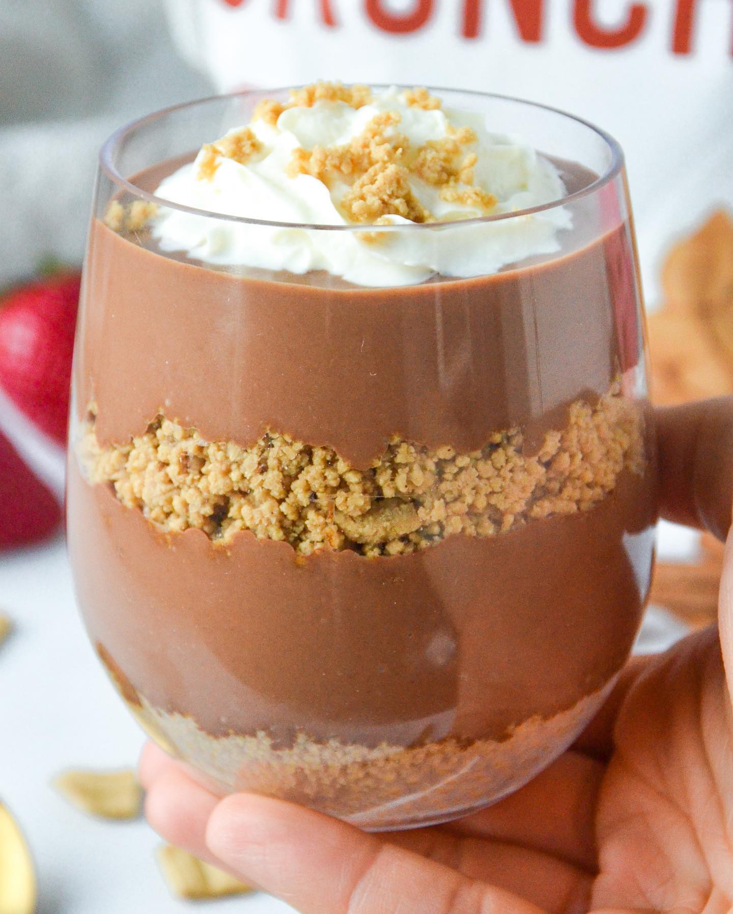 Healthy Chocolate Cheesecakes with Catalina Crunch