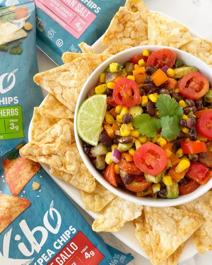 Flavorful Cowboy Caviar Dip and Kibo Chickpea Chips Giveaway