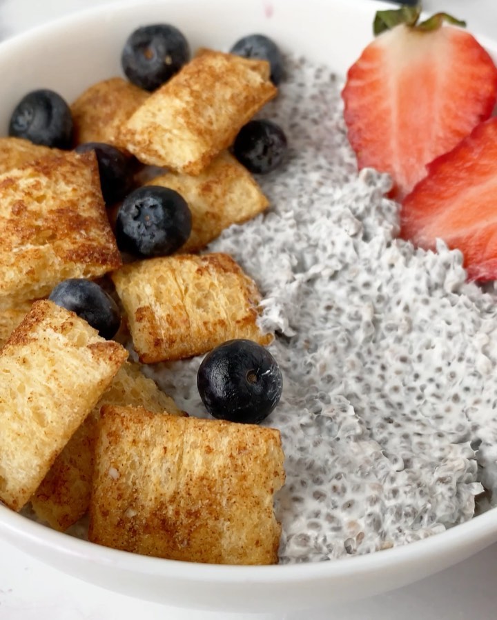 Creamy Chia Pudding with Kay's Naturals Cookie Bites