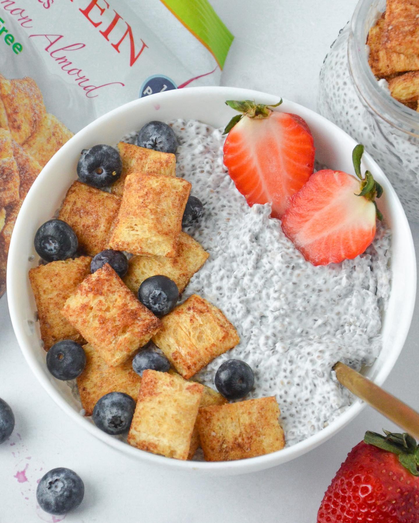 Creamy Chia Pudding with Kay's Naturals Cookie Bites