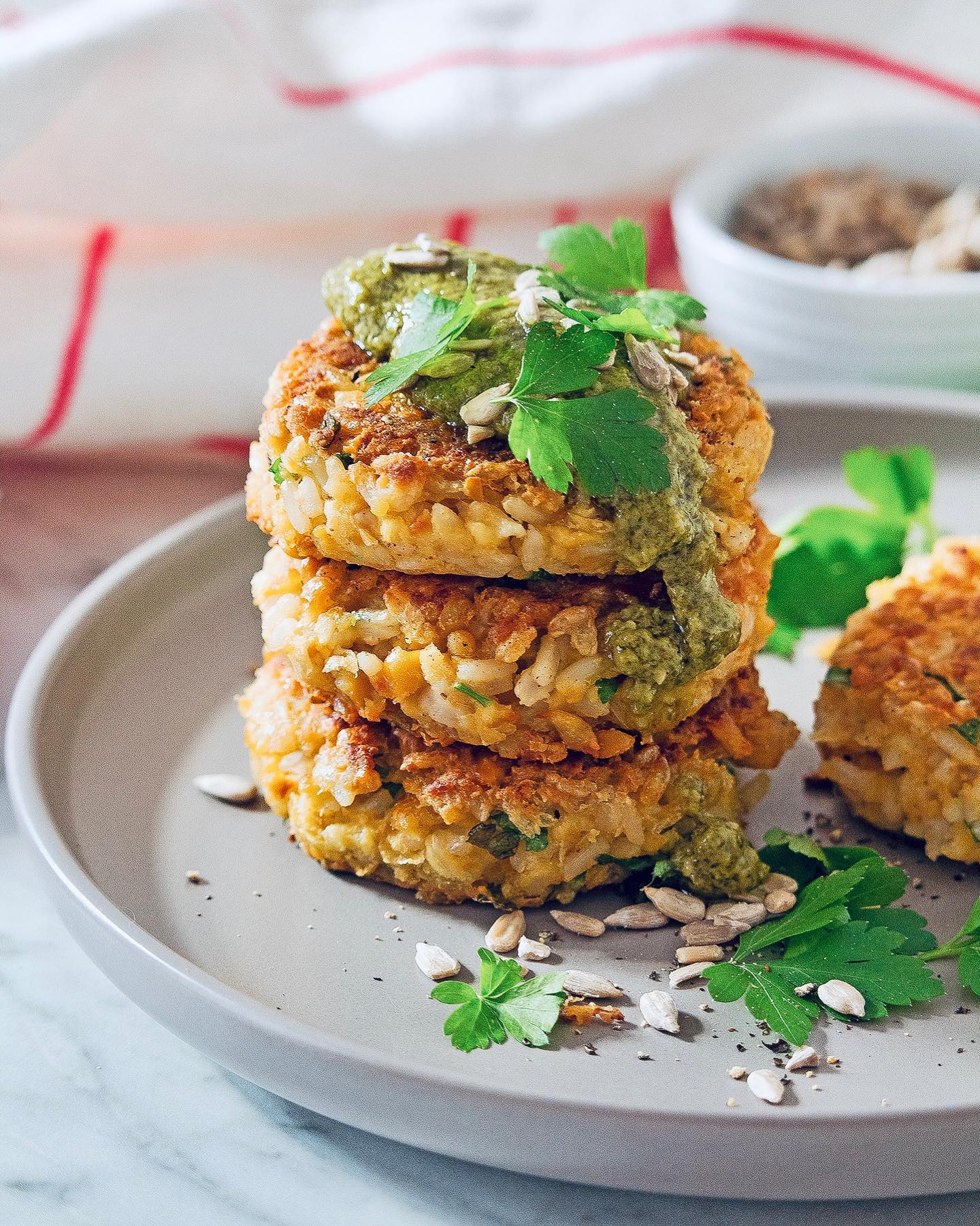 Chickpea and Brown Rice Fritters