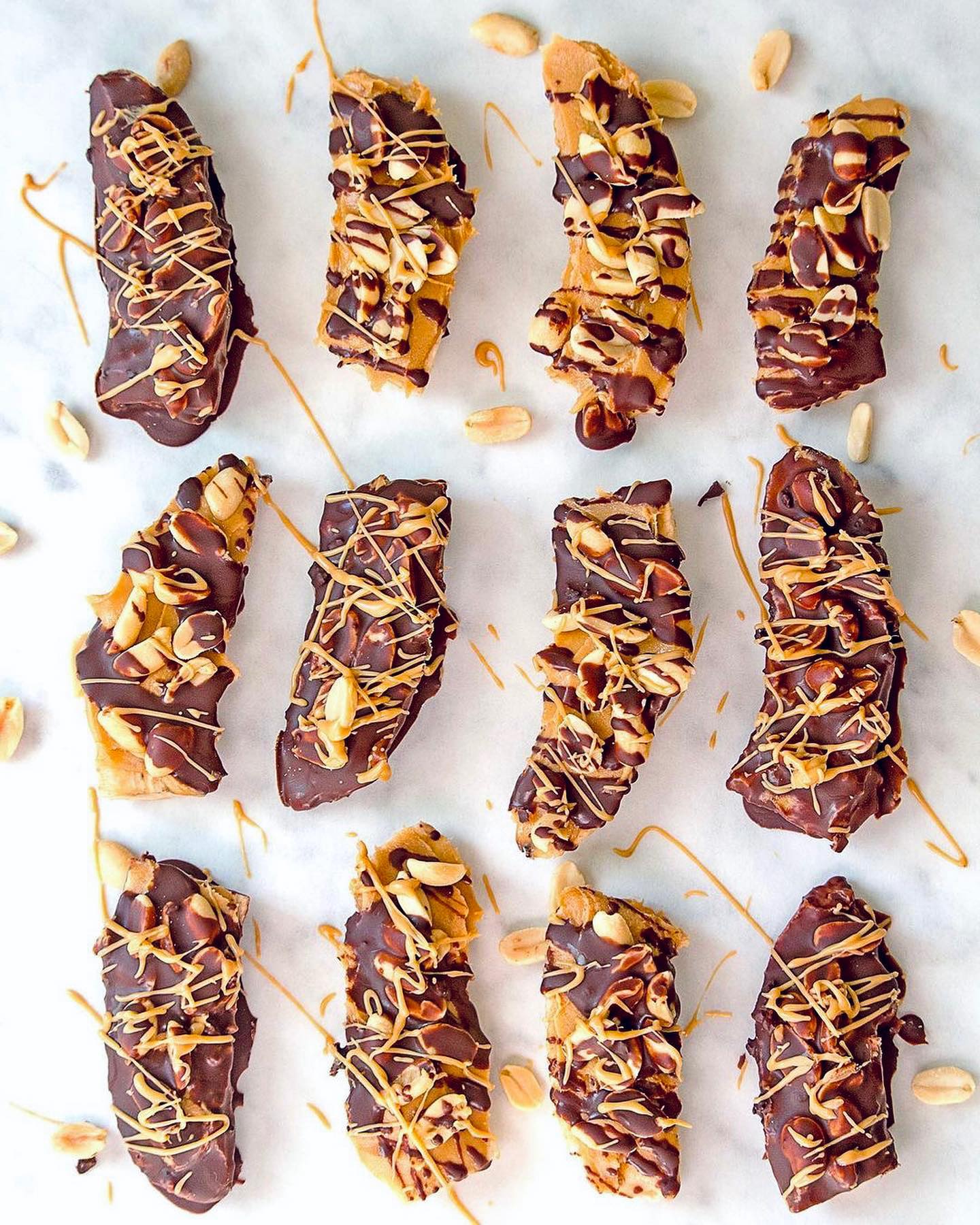 Relax, Unwind, and Be Present: Choc Coated Peanut Butter Banana Splits