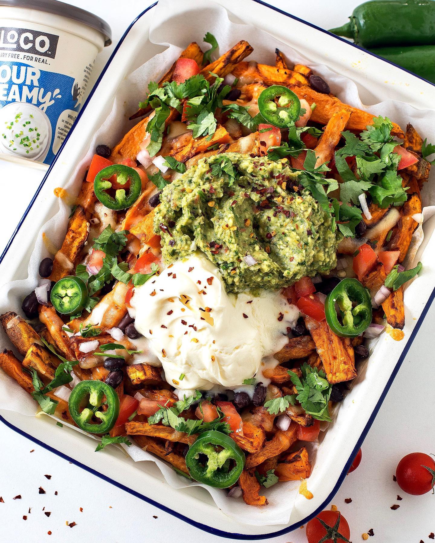 Chipotle Loaded Sweet Potato Fries