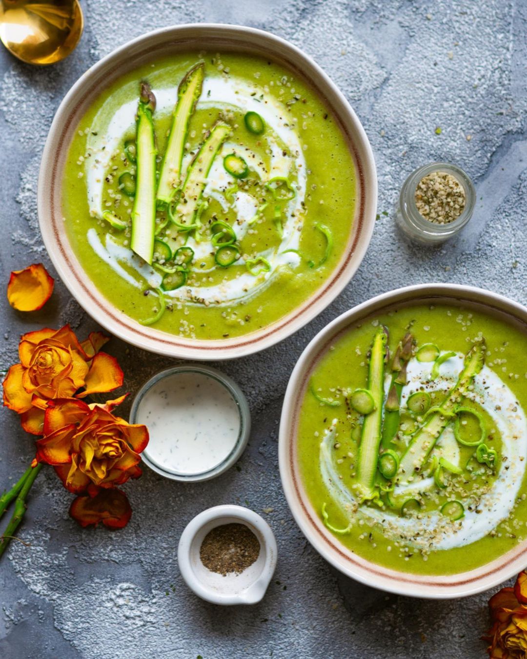 Vegan Celery- Asparagus Cream Soup