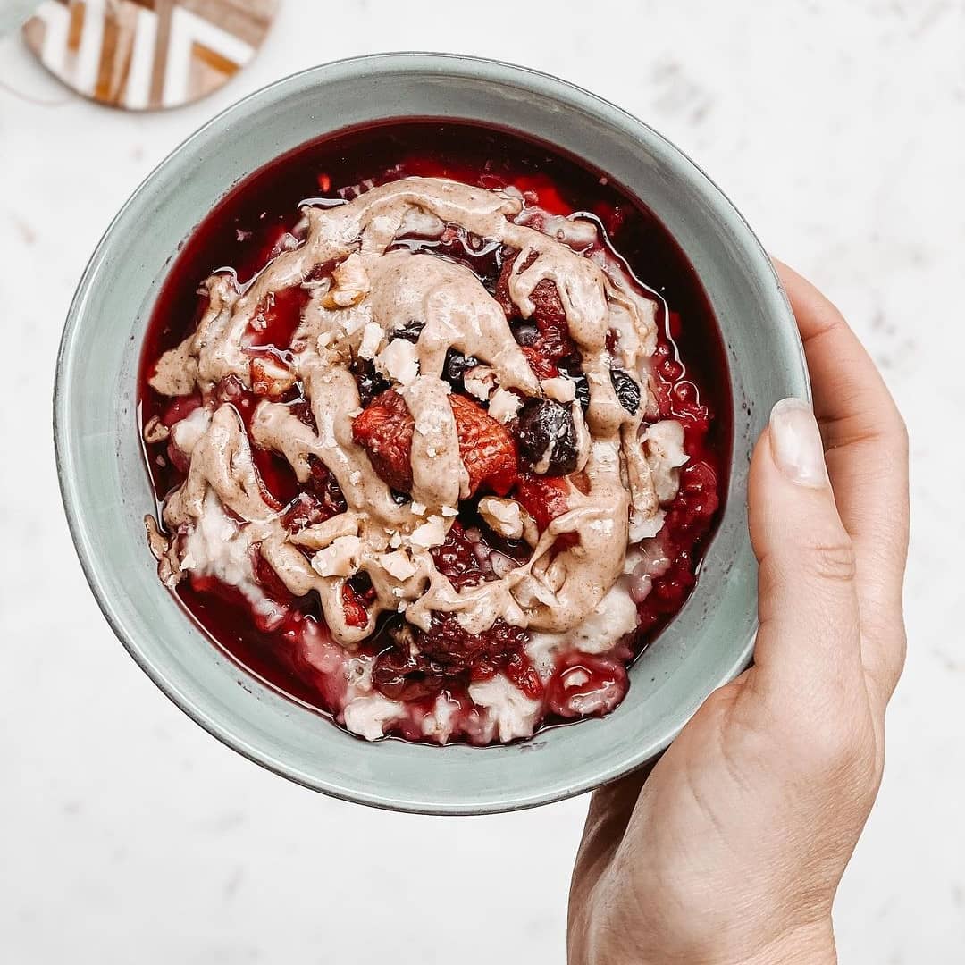Protein Oats with Berries