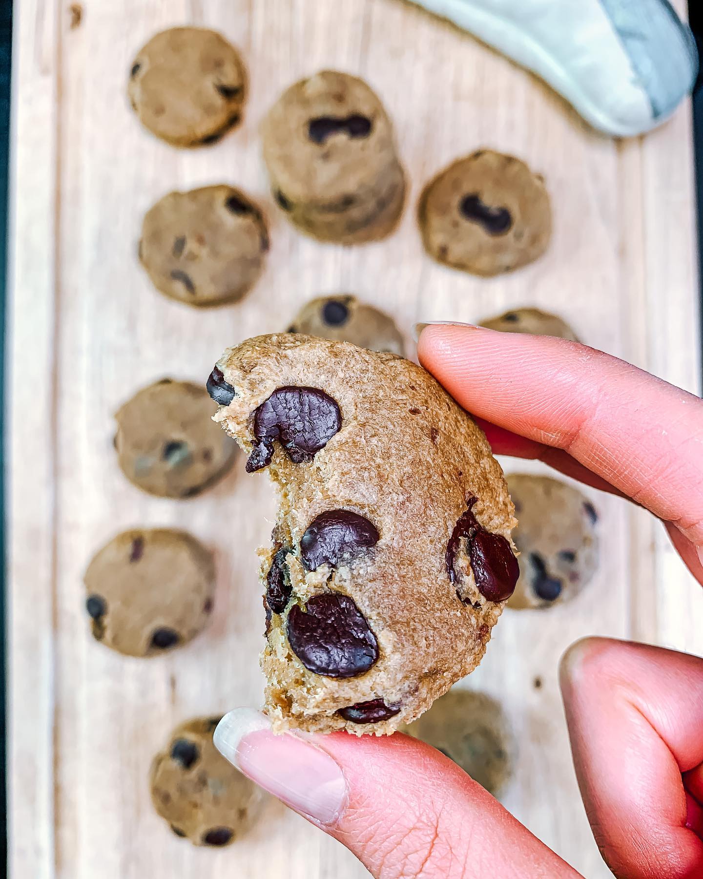 Guilt-Free Peanut Butter Chocolate Chip Cookies