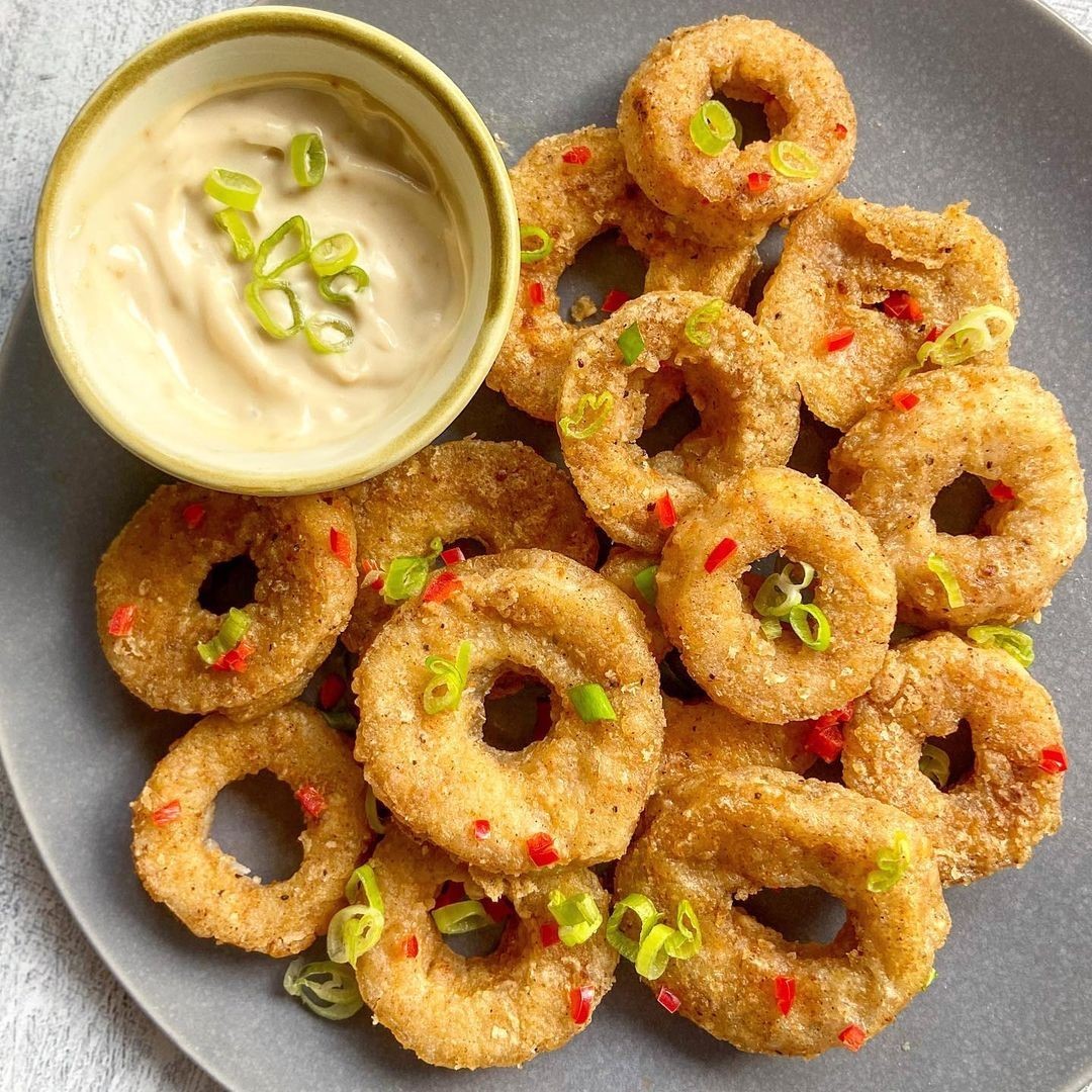 Vegan King Oyster Mushroom Squid