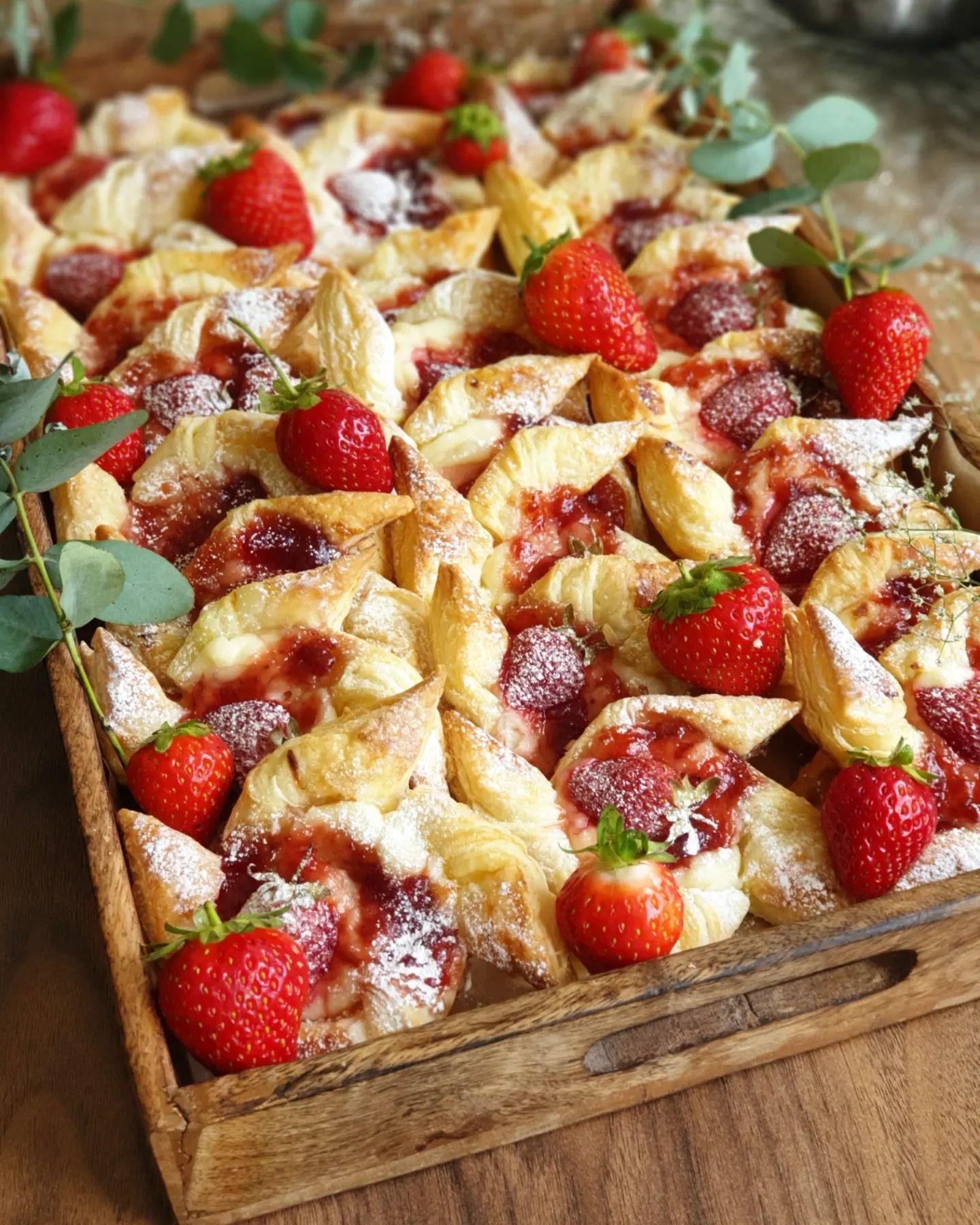 Easy Strawberry Pinwheels Recipe for Eid