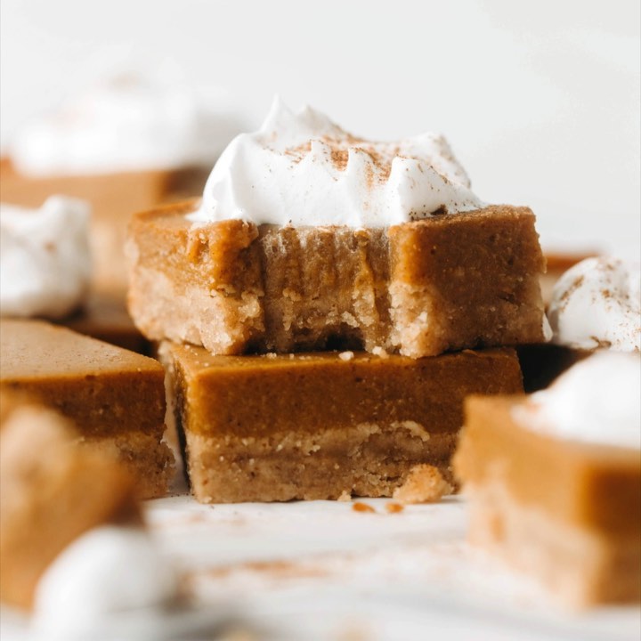 Dairy-Free Pumpkin Pie Bars