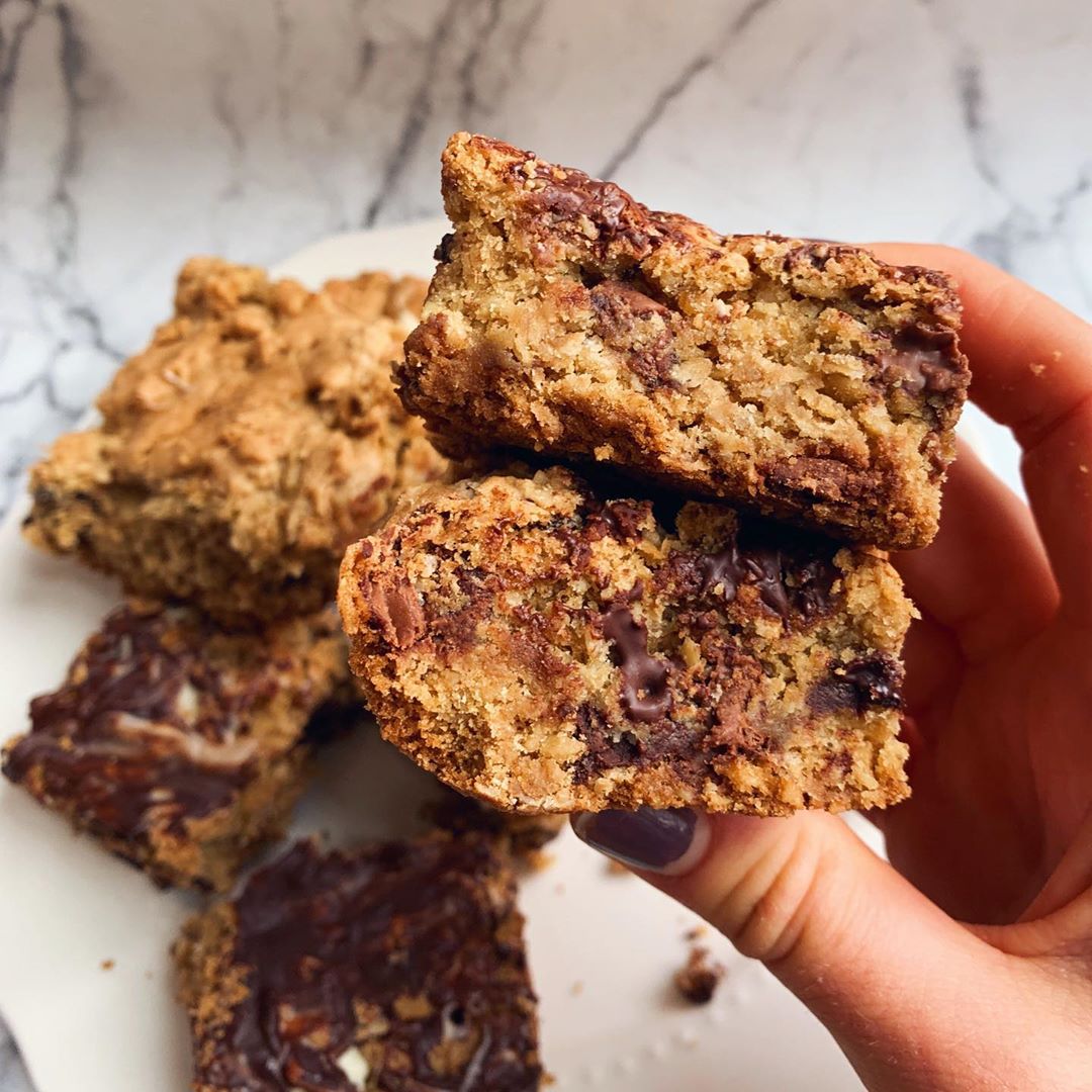 Gf Double Chocolate Oatmeal Bars