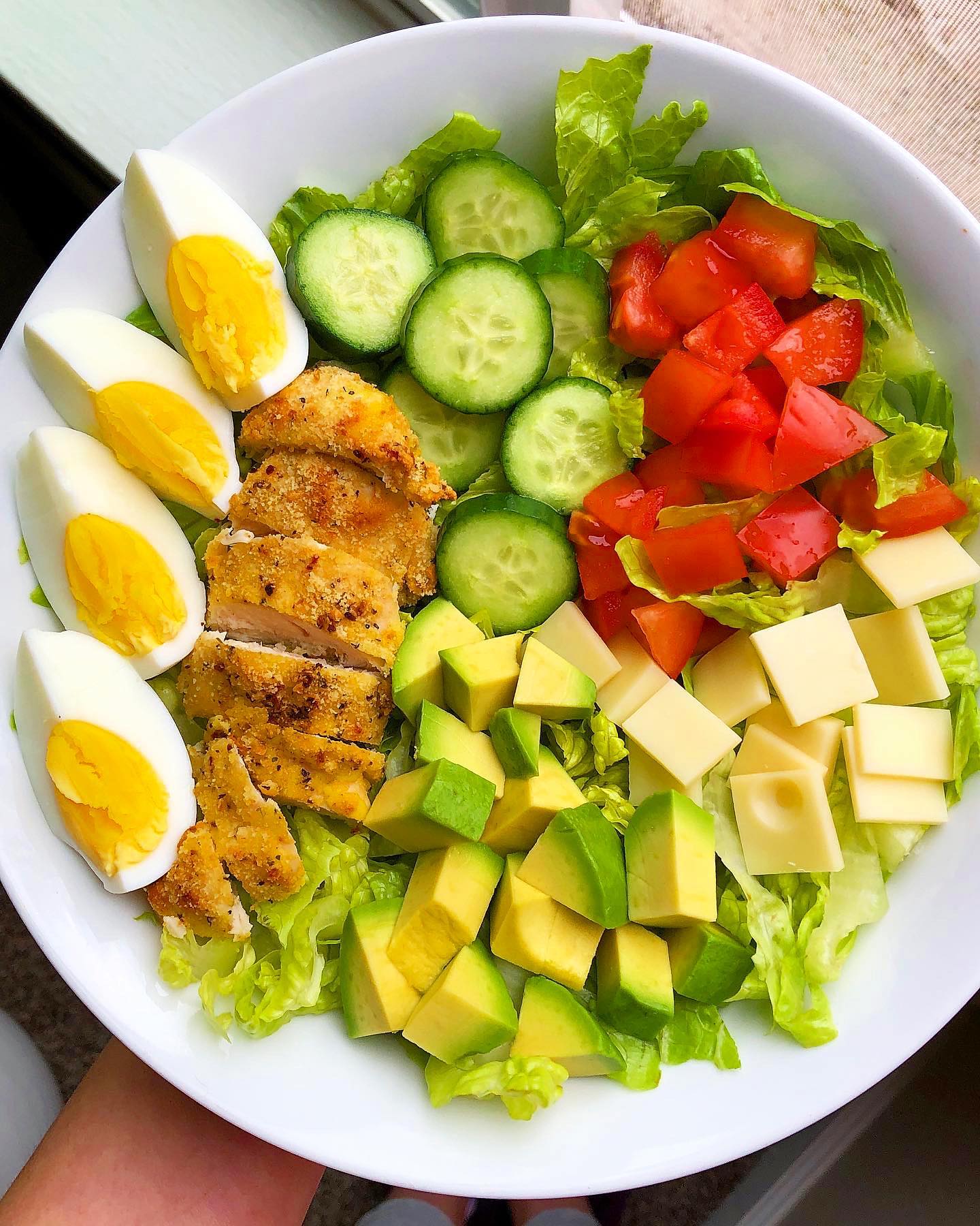 Crispy Chicken Lunch Salad