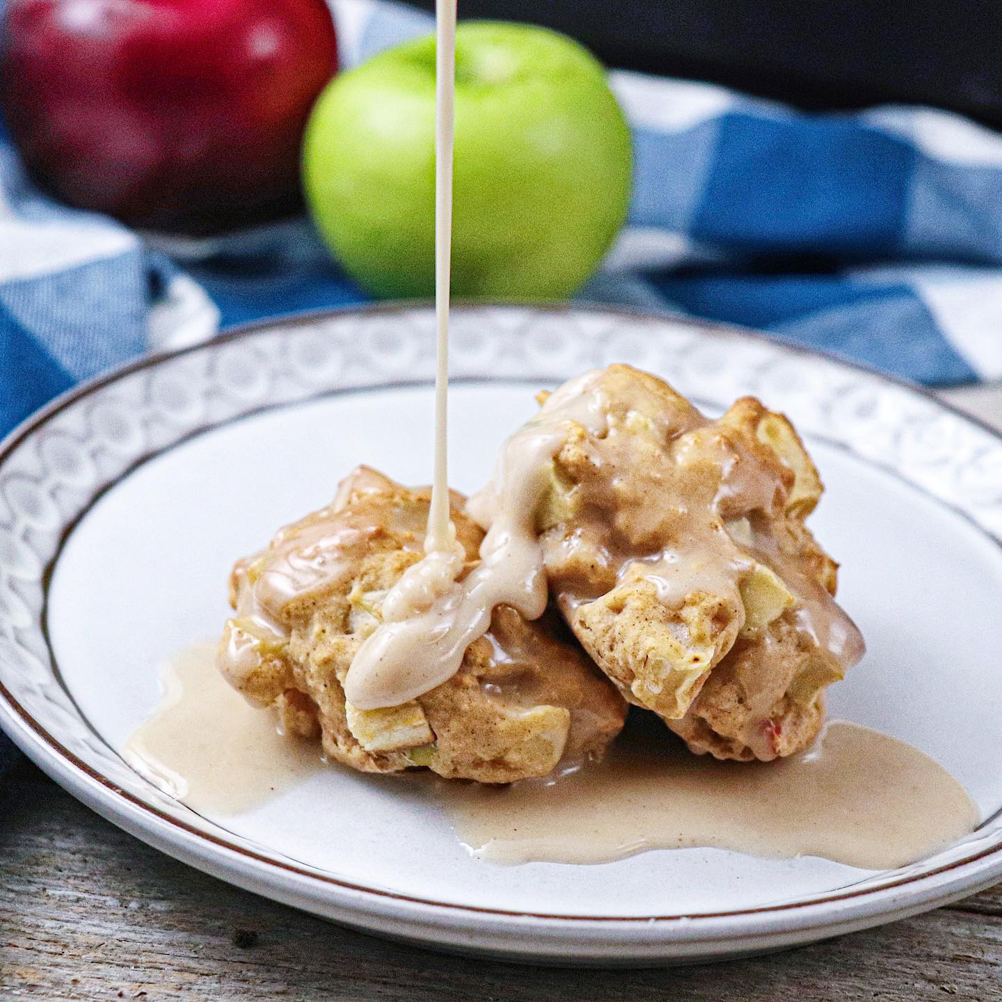 Air Fryer Apple Fritters