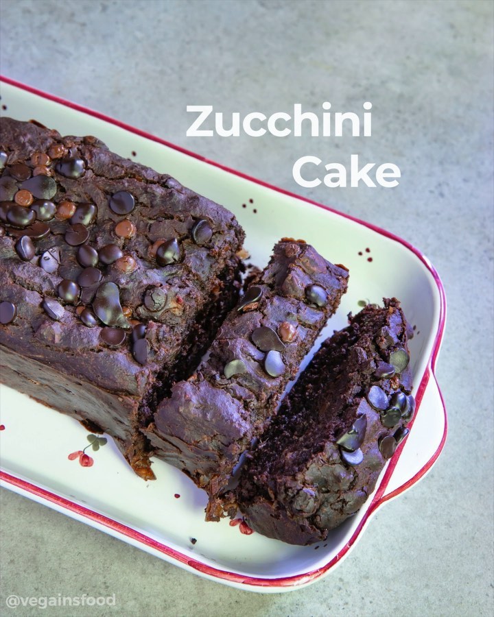 Healthy Zucchini Vegan Chocolate Cake