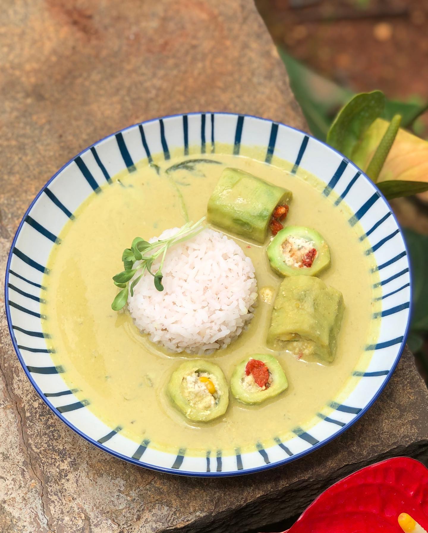 Thai Green Curry with Desi Veggies