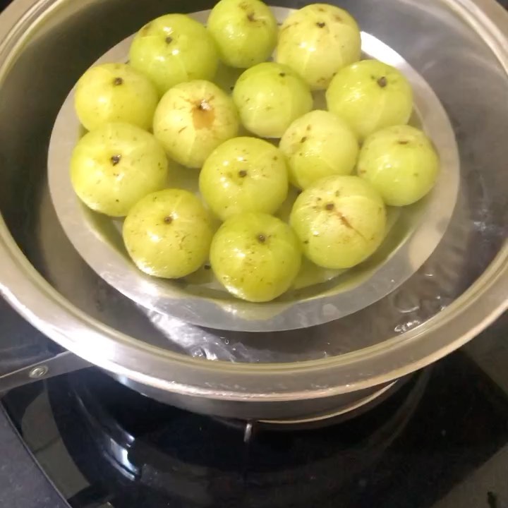 Gooseberry (Amla) Jam with Coconut Sugar and Dates