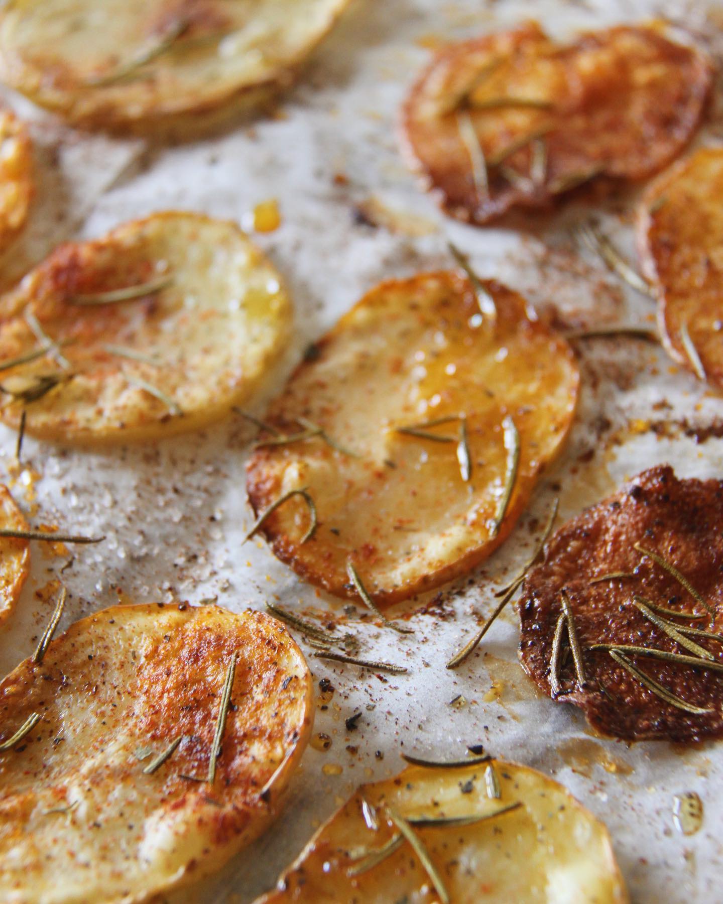 Crispy Baked Potato Slices
