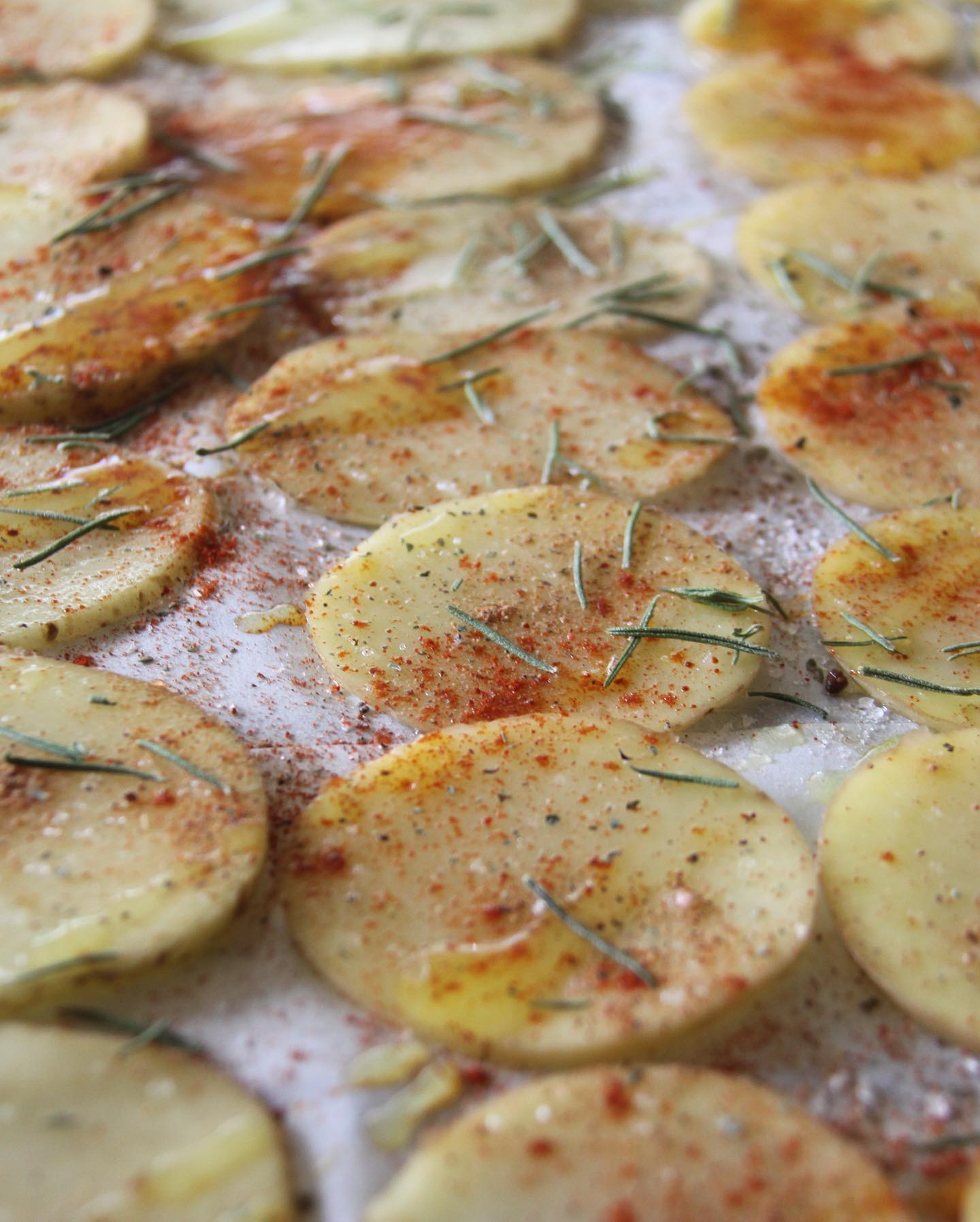 Crispy Baked Potato Slices