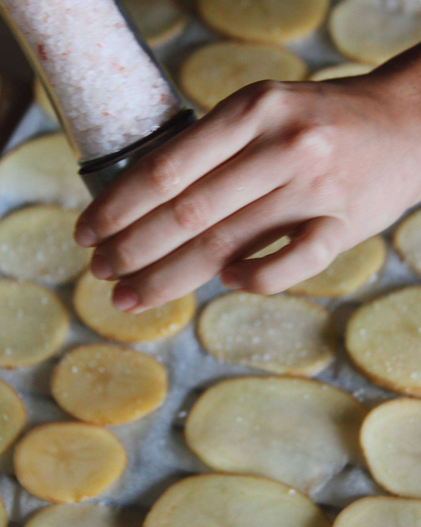 Crispy Baked Potato Slices