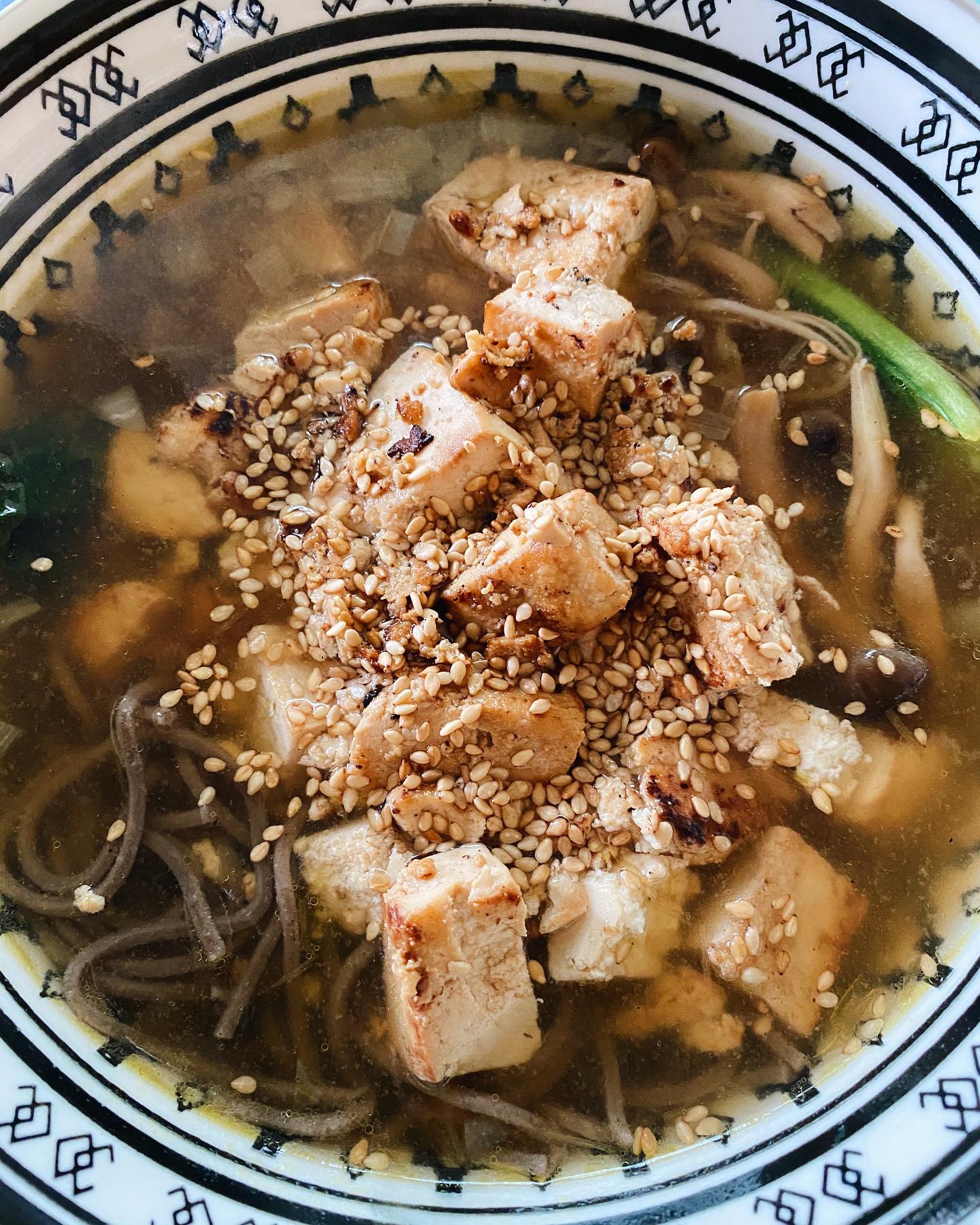 Quick and Easy Miso Tofu Veggie Soup