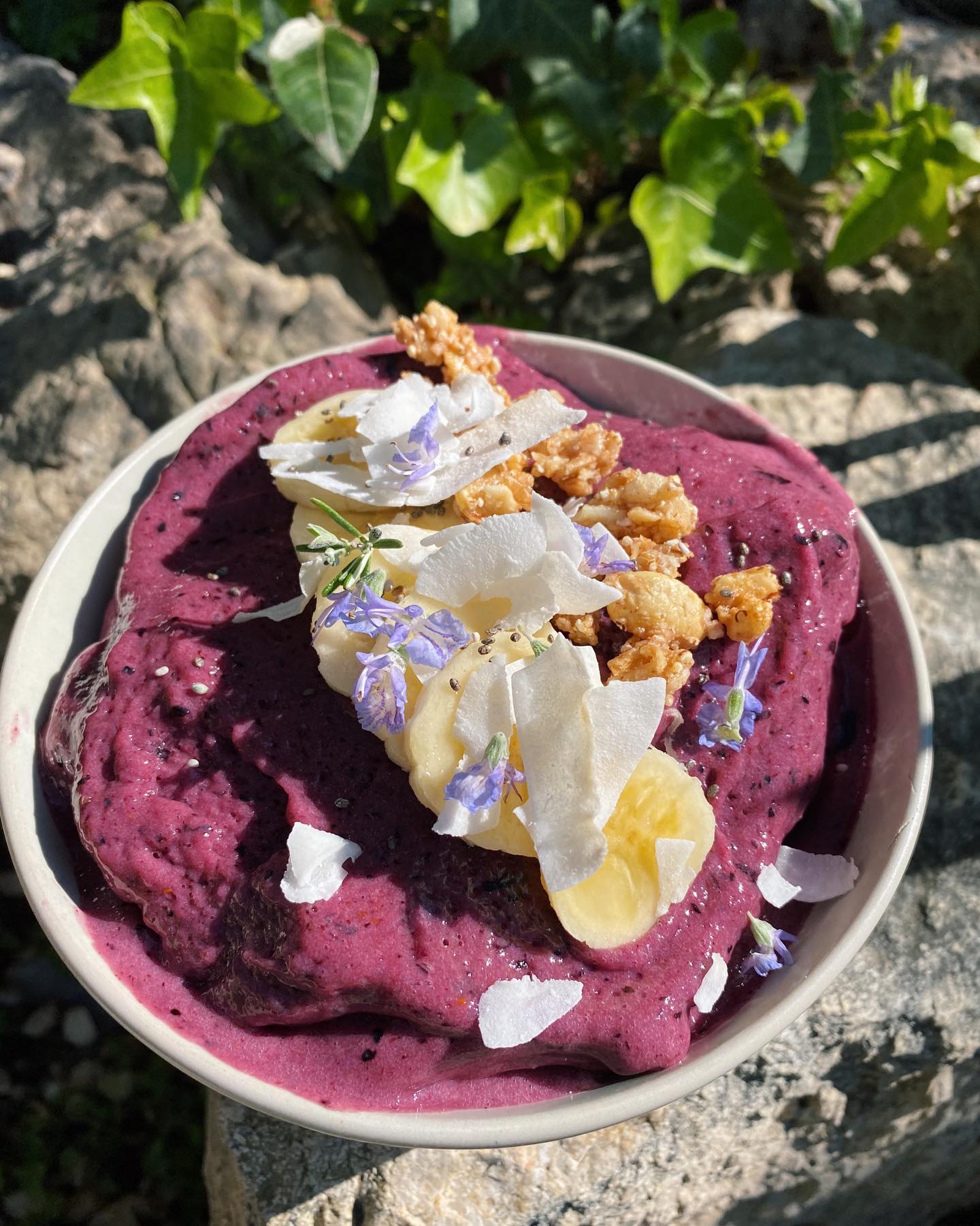 Blueberry Banana Smoothie Bowl