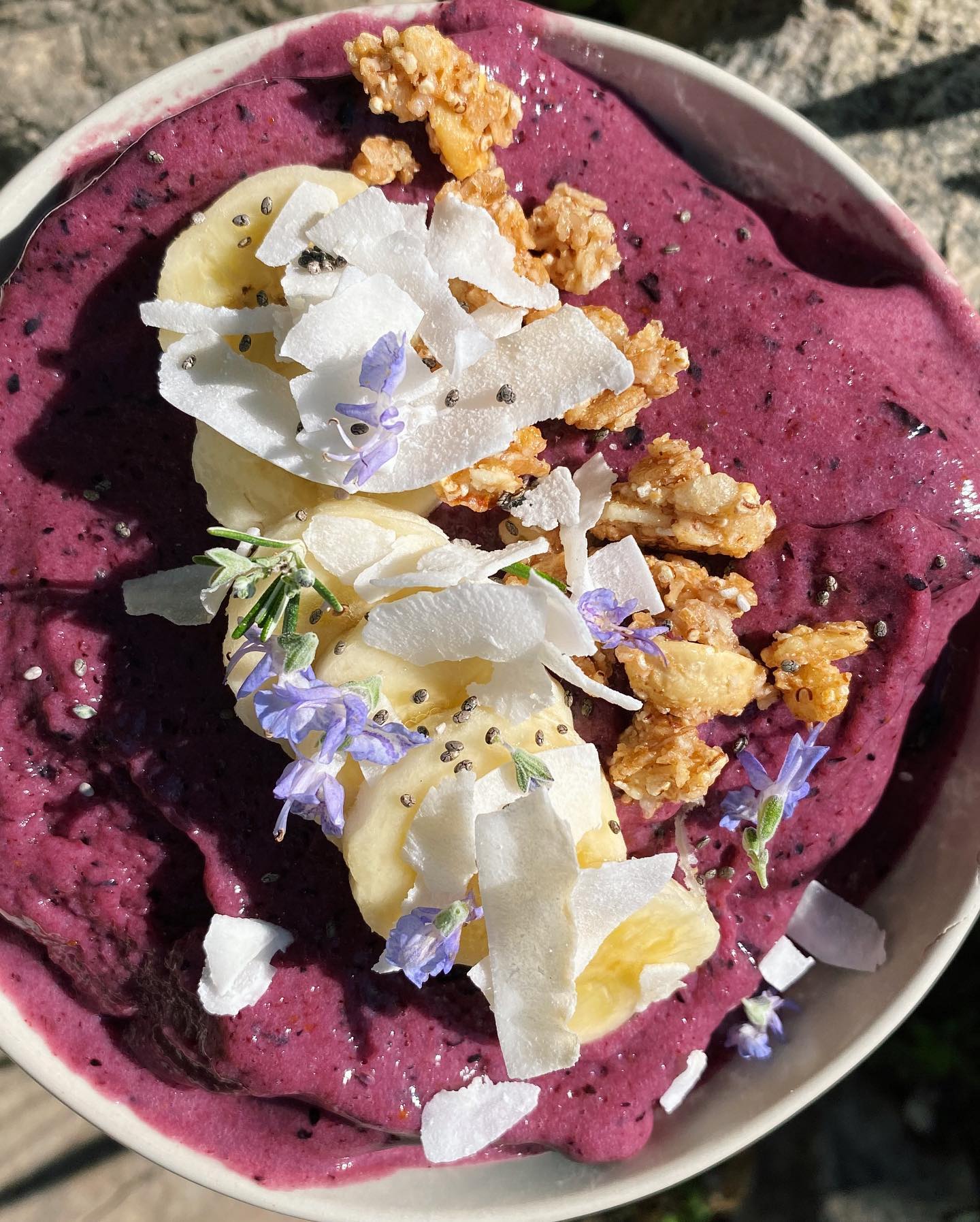 Blueberry Banana Smoothie Bowl