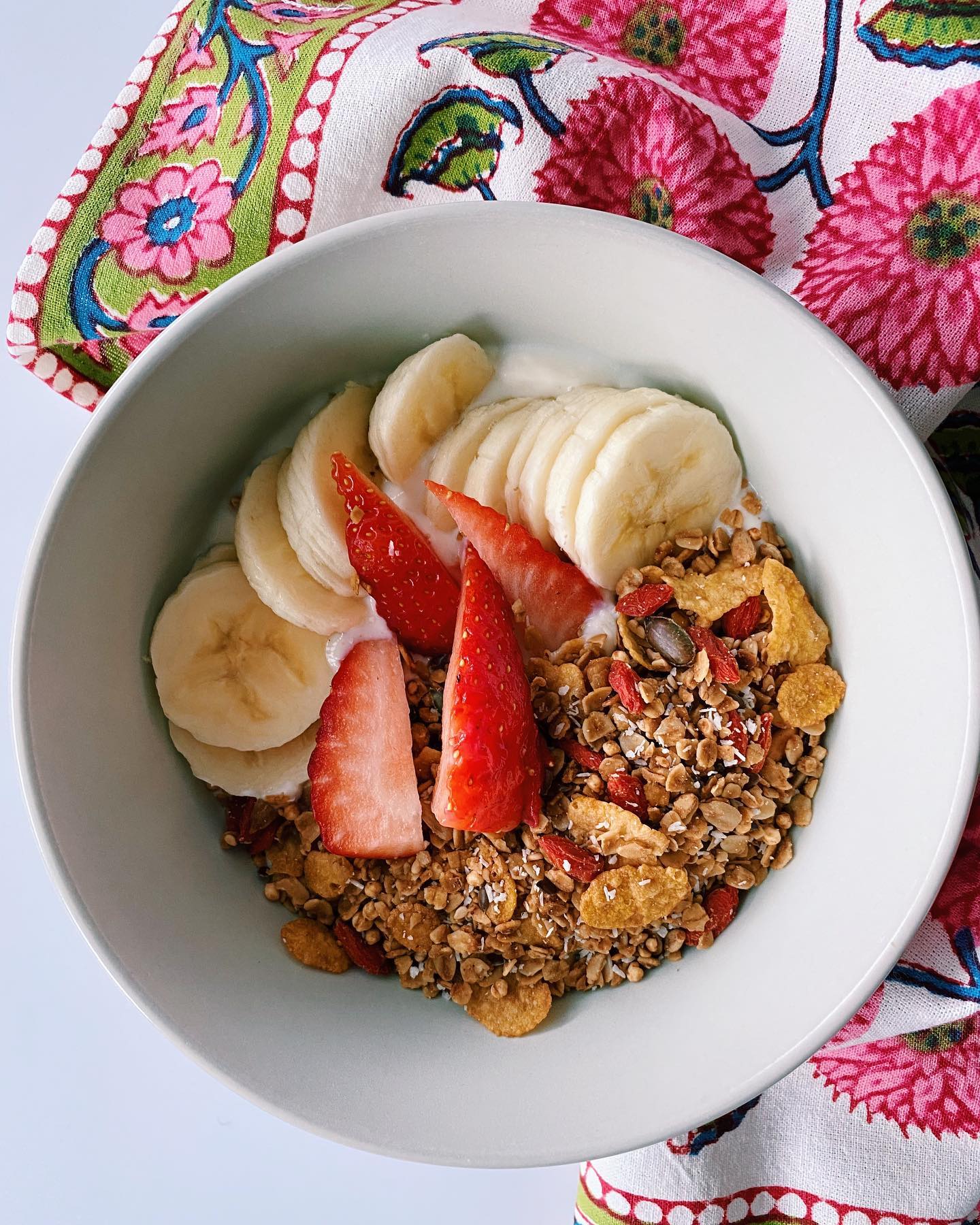 Homemade Granola with Mixed Nuts and Berries