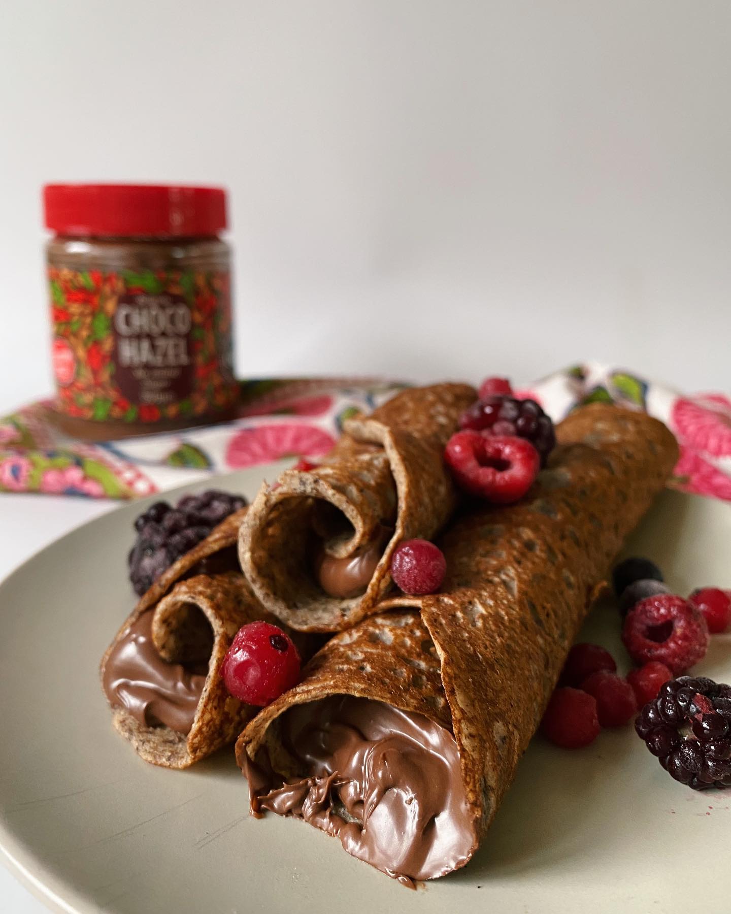 Vegan Chocolate Buckwheat Crepes