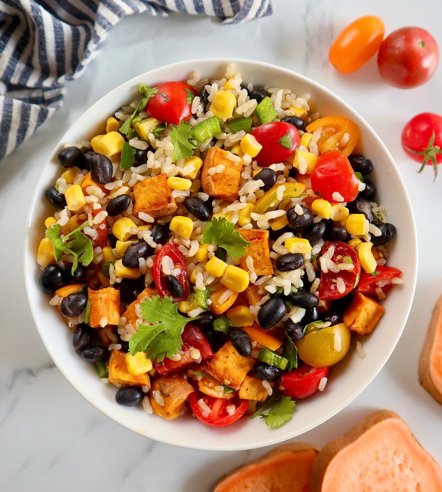 Sweet Potato Burrito Bowl