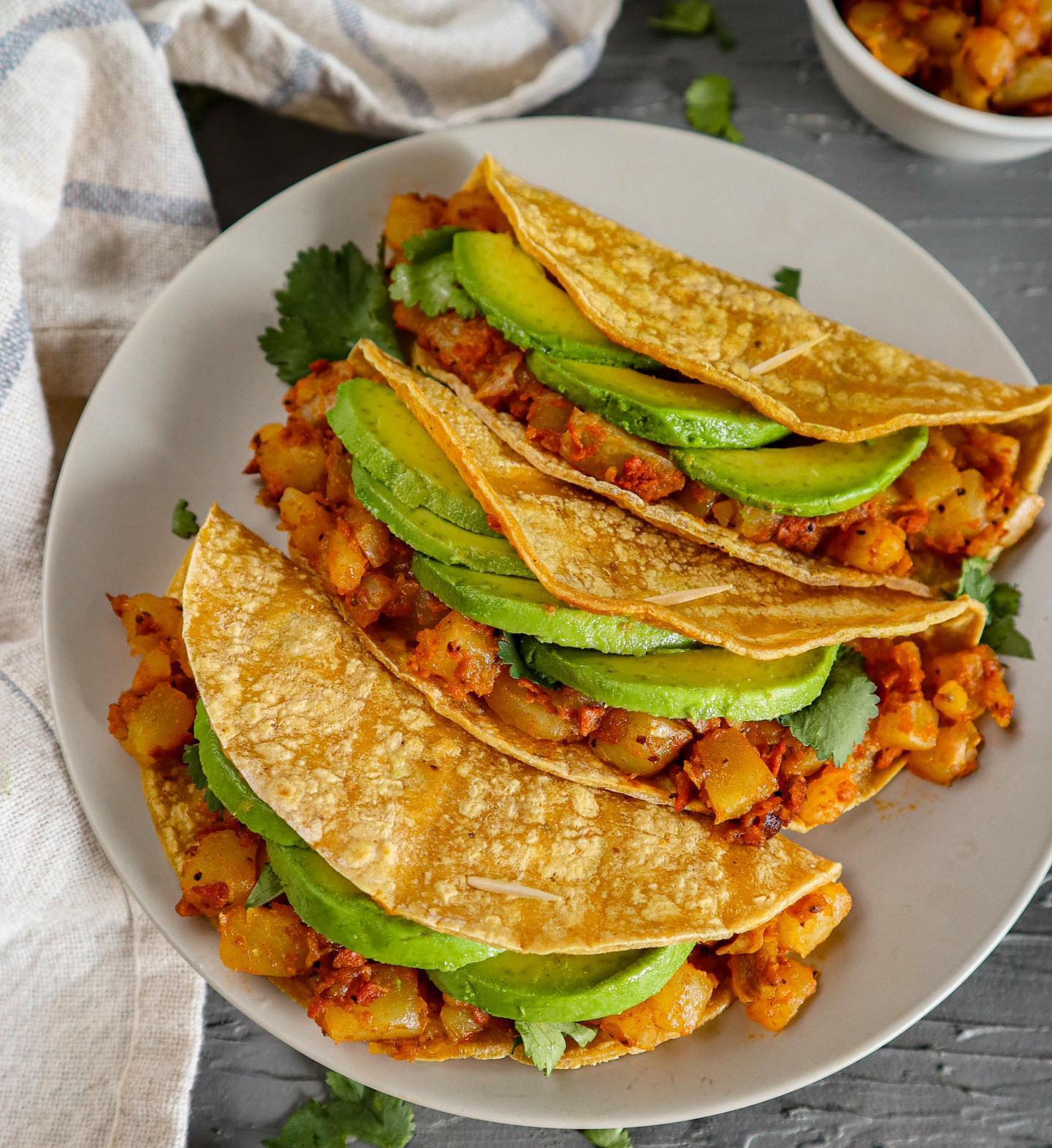 Savory Chorizo Potato Tacos