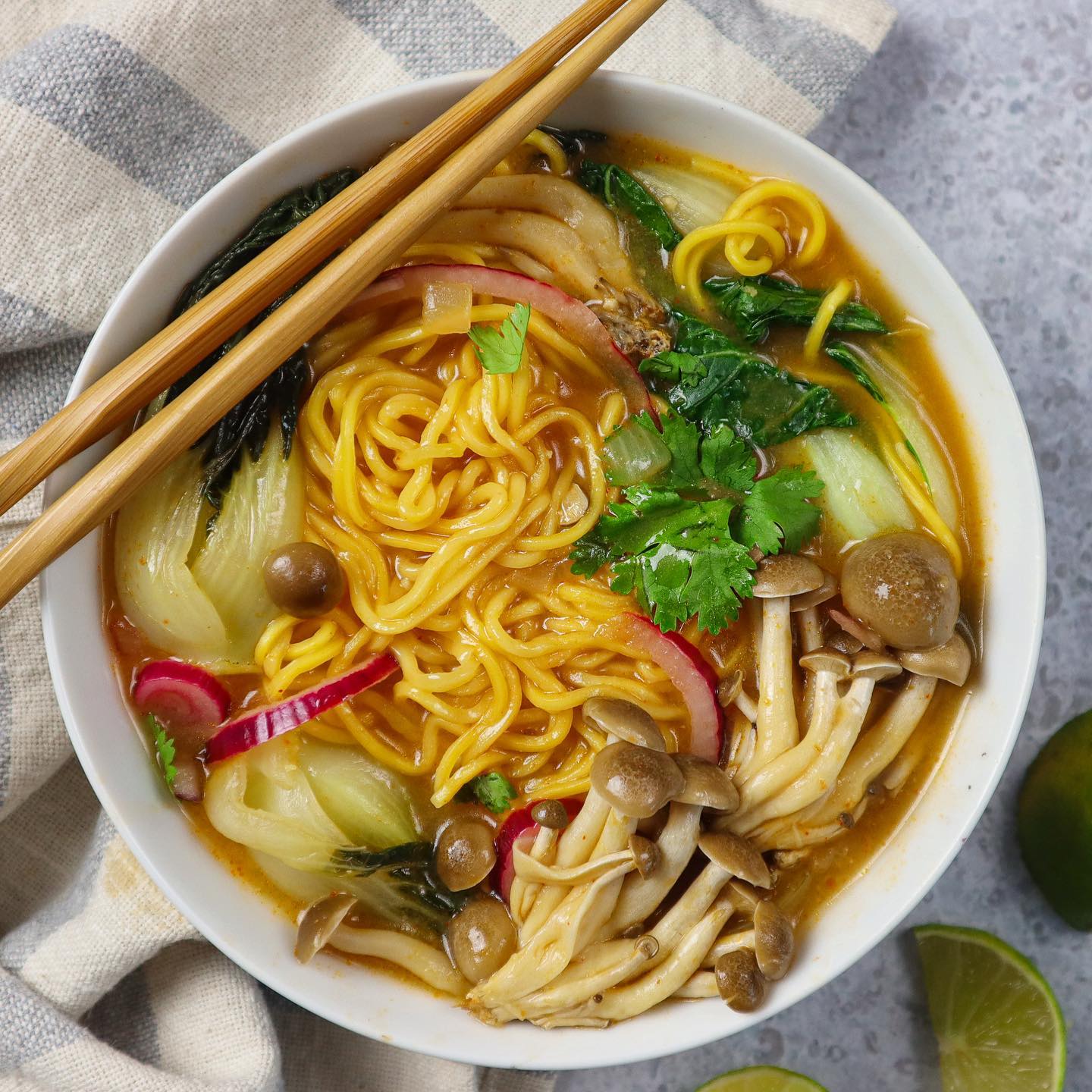 Easy Spicy Ginger Miso Ramen