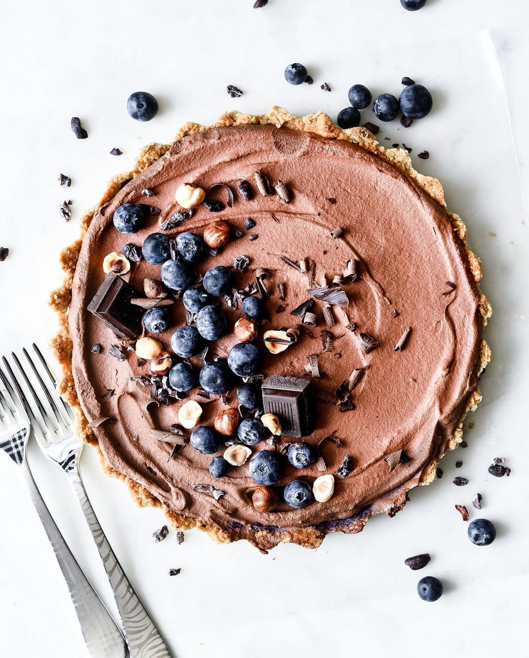 Blurberry Hazelnut Tart