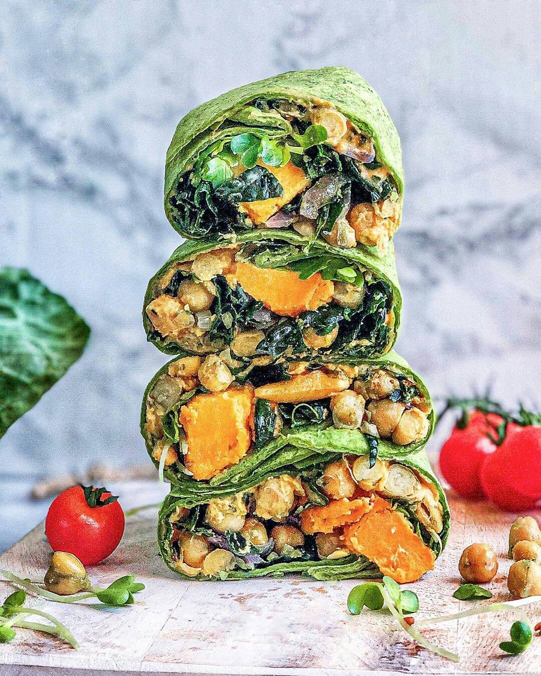 Kale Salad Wrap