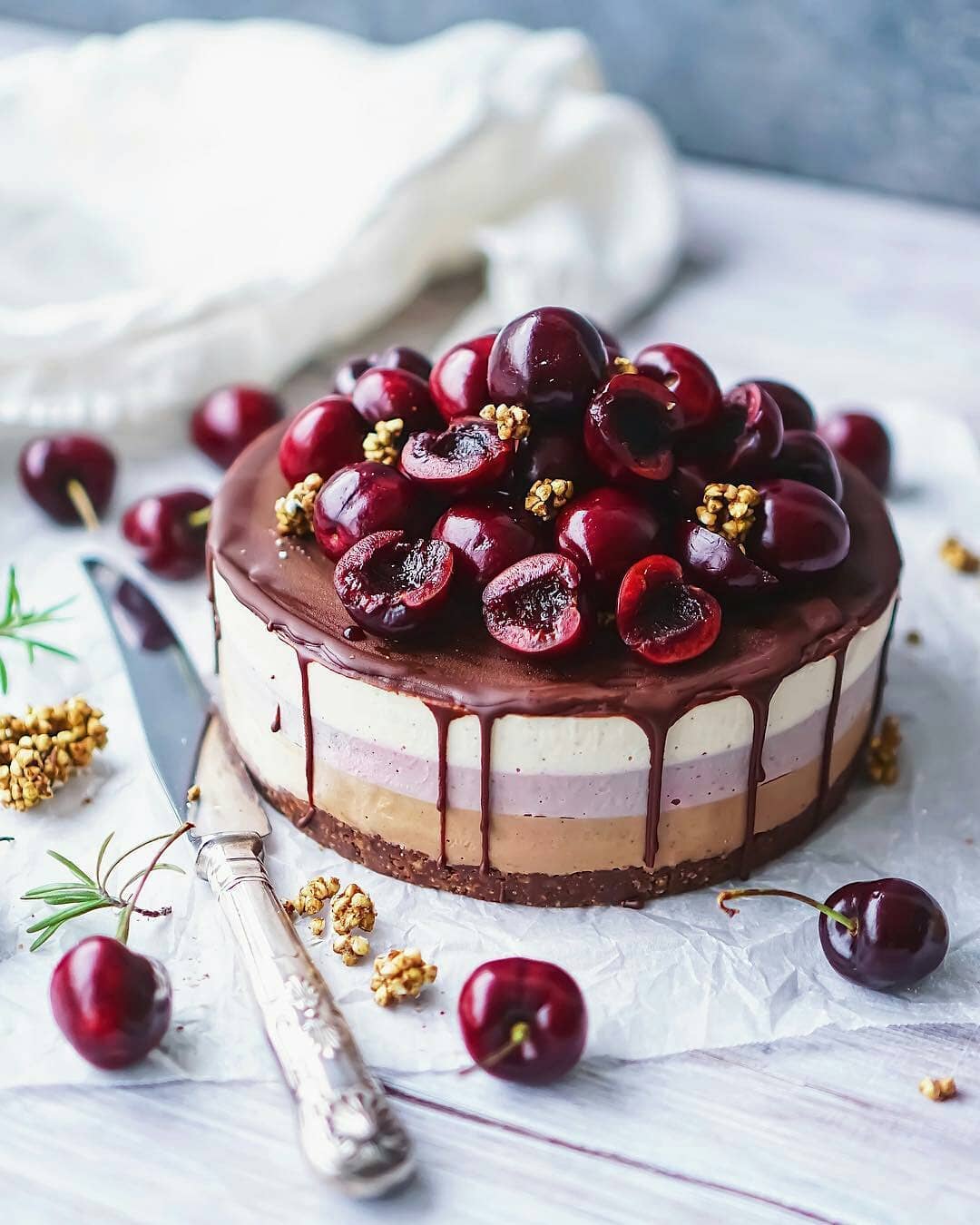 No-Bake Black Forest Cake