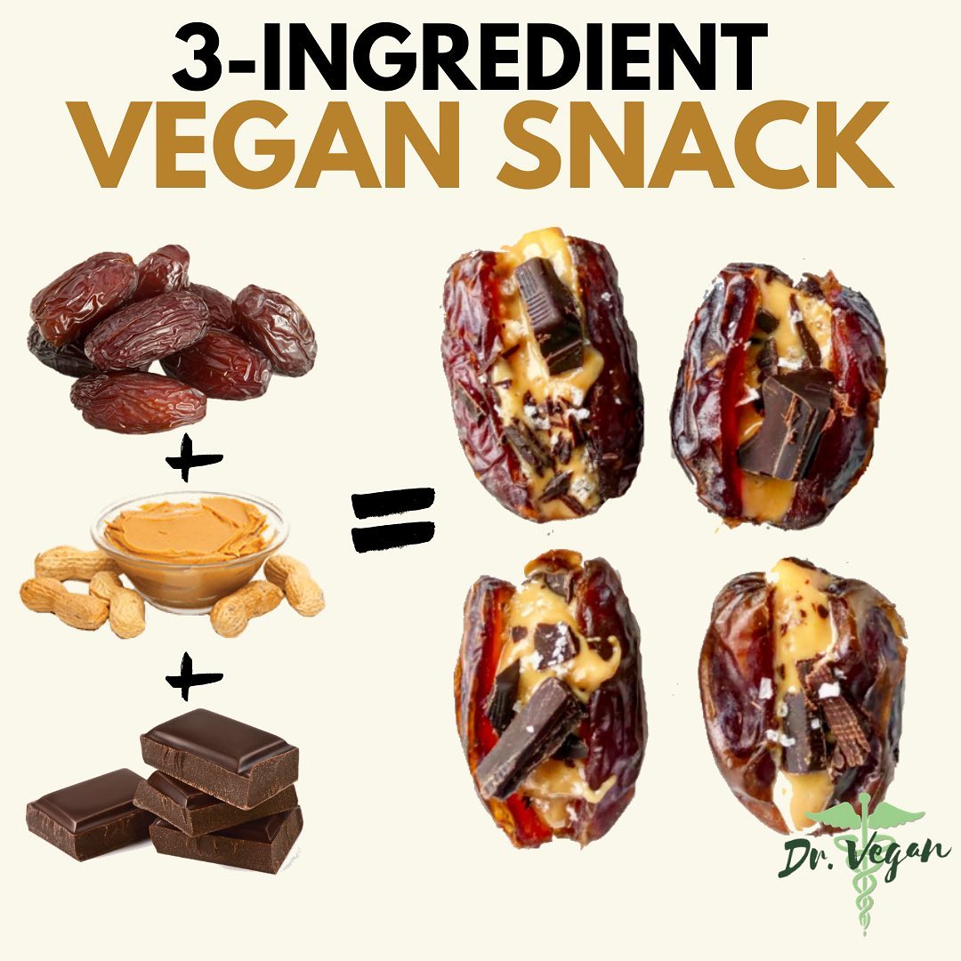 Stuffed Dates with Peanut Butter