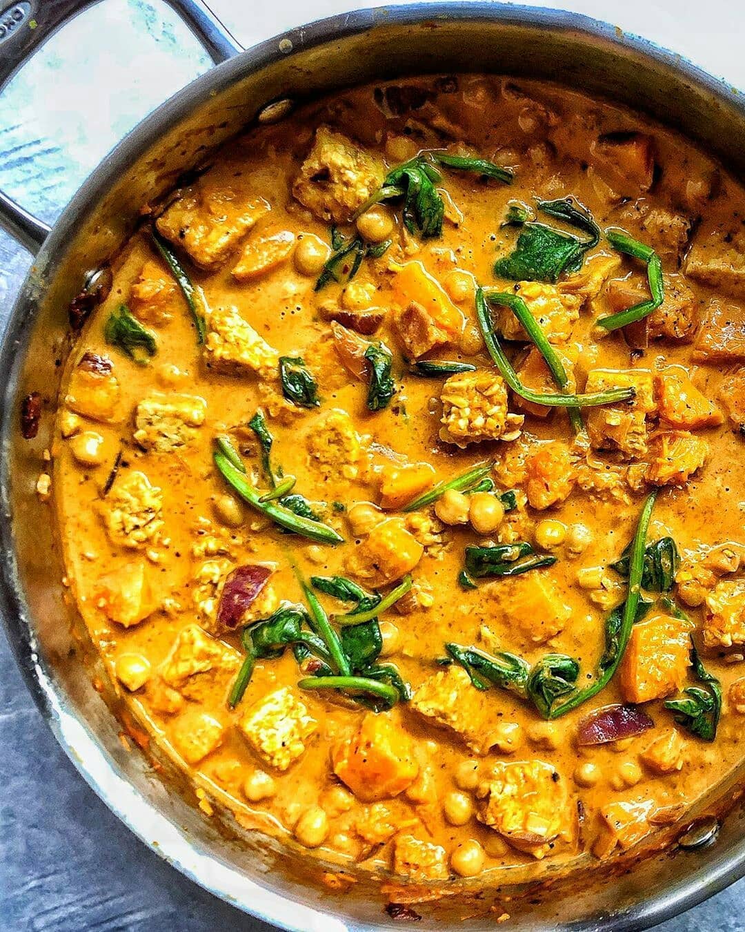 Butternut Squash, Chickpea, Tempeh Tikka Masala