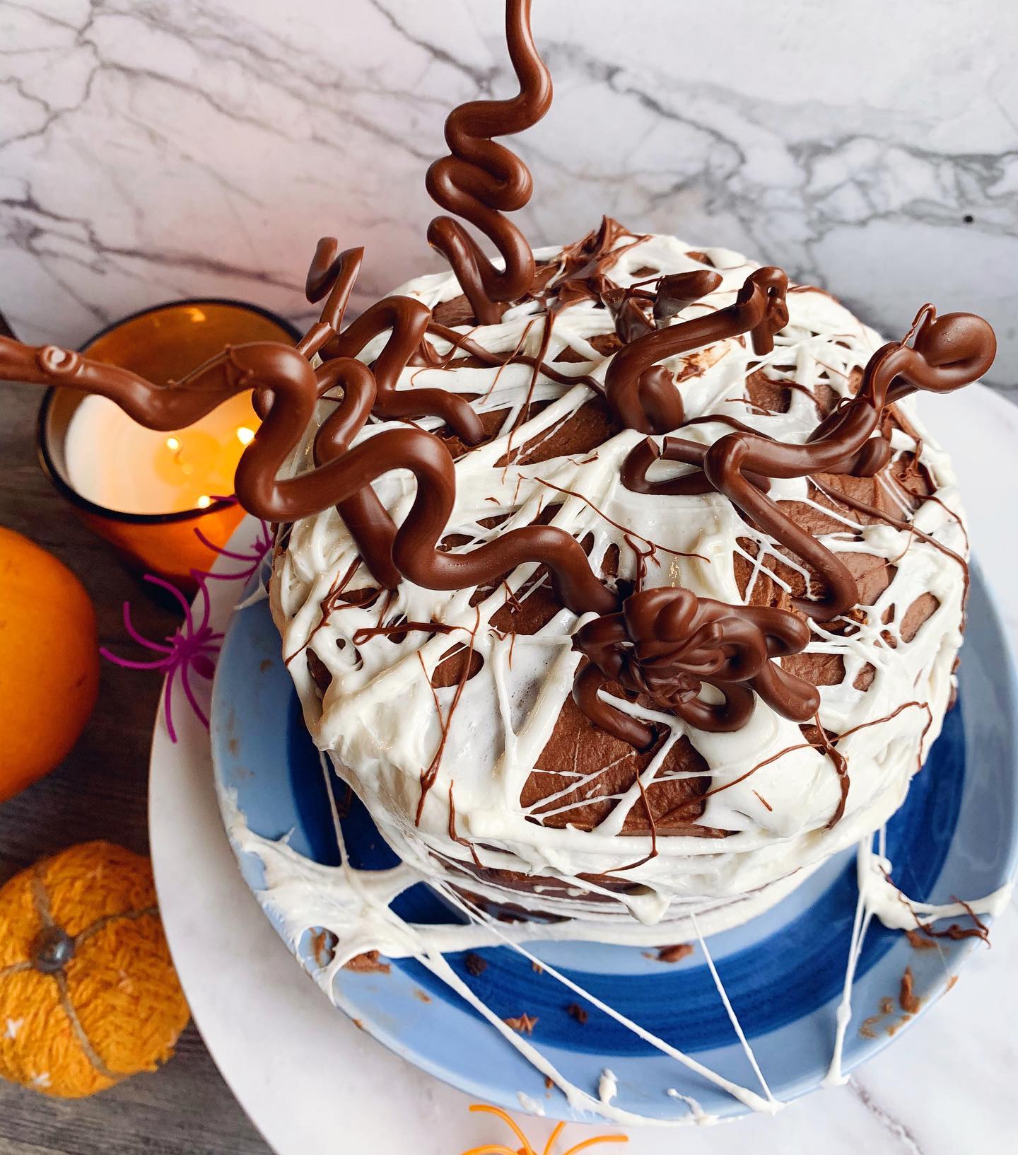 Death by Chocolate Halloween Cake